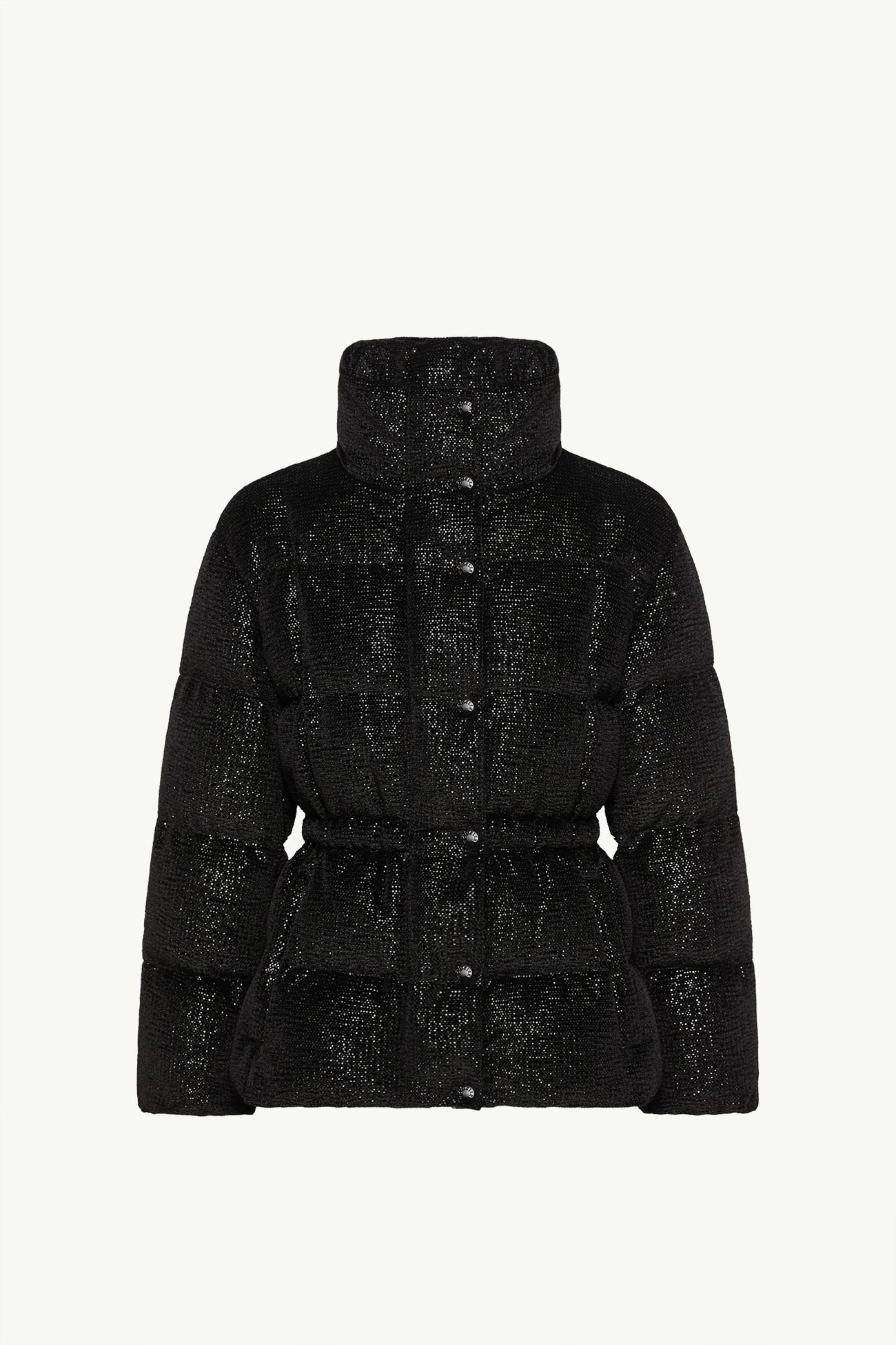 Piumino corto Mouettes Donna Nero Moncler 2
