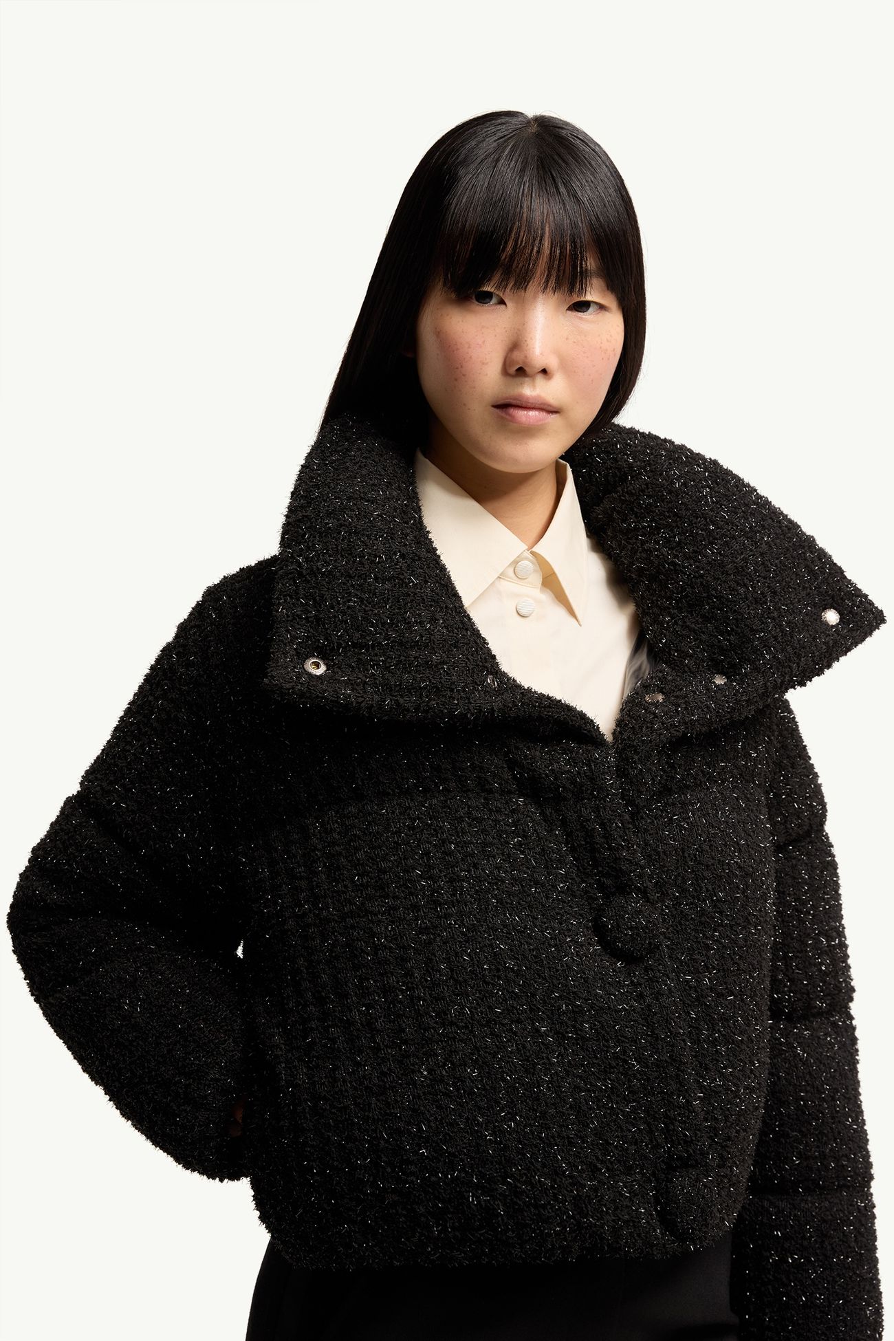 Almee Teddy Short Down Jacket Women Black Moncler 5