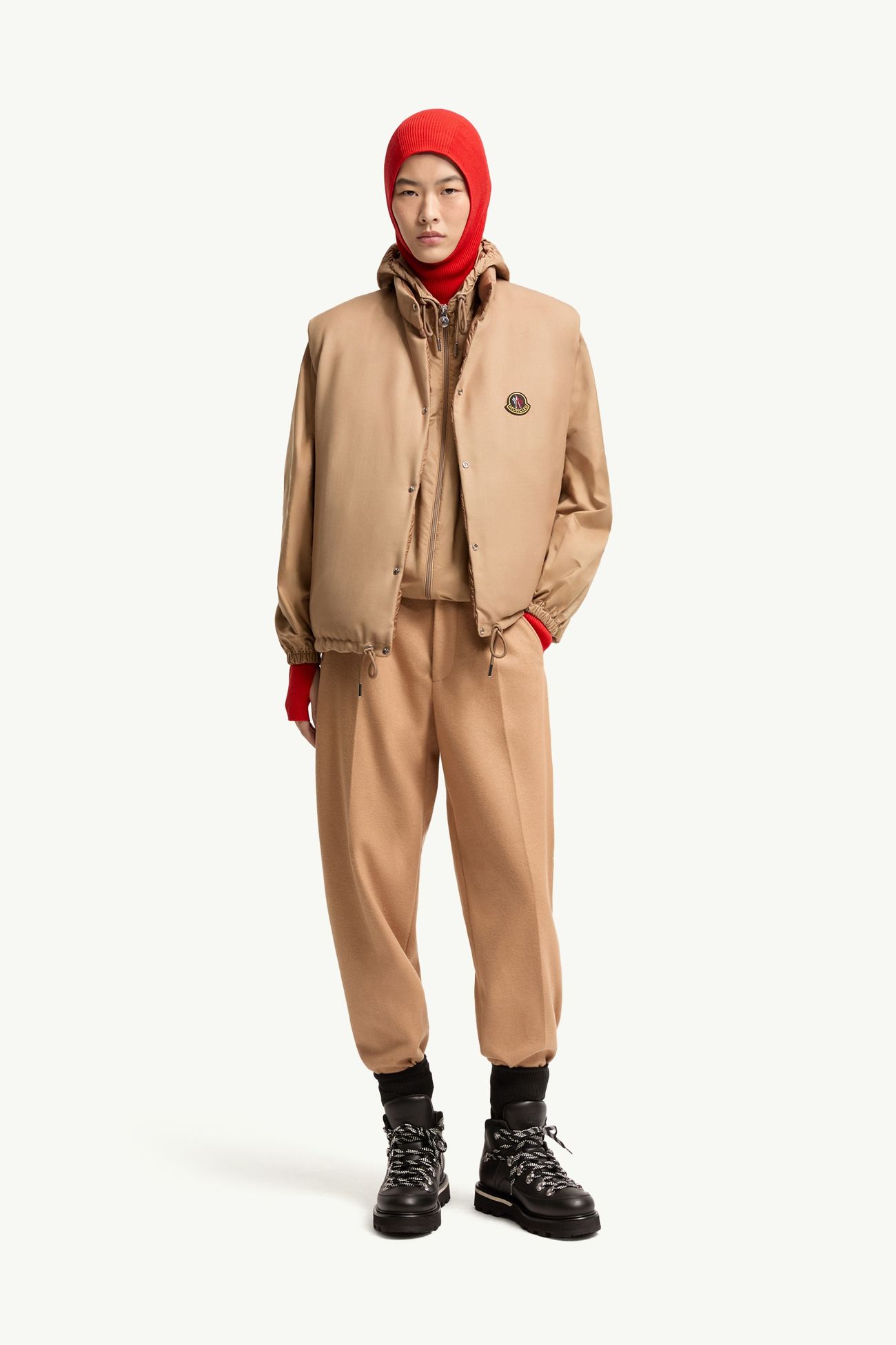 Tibb Reversible Down Gilet Women Beige Moncler 0