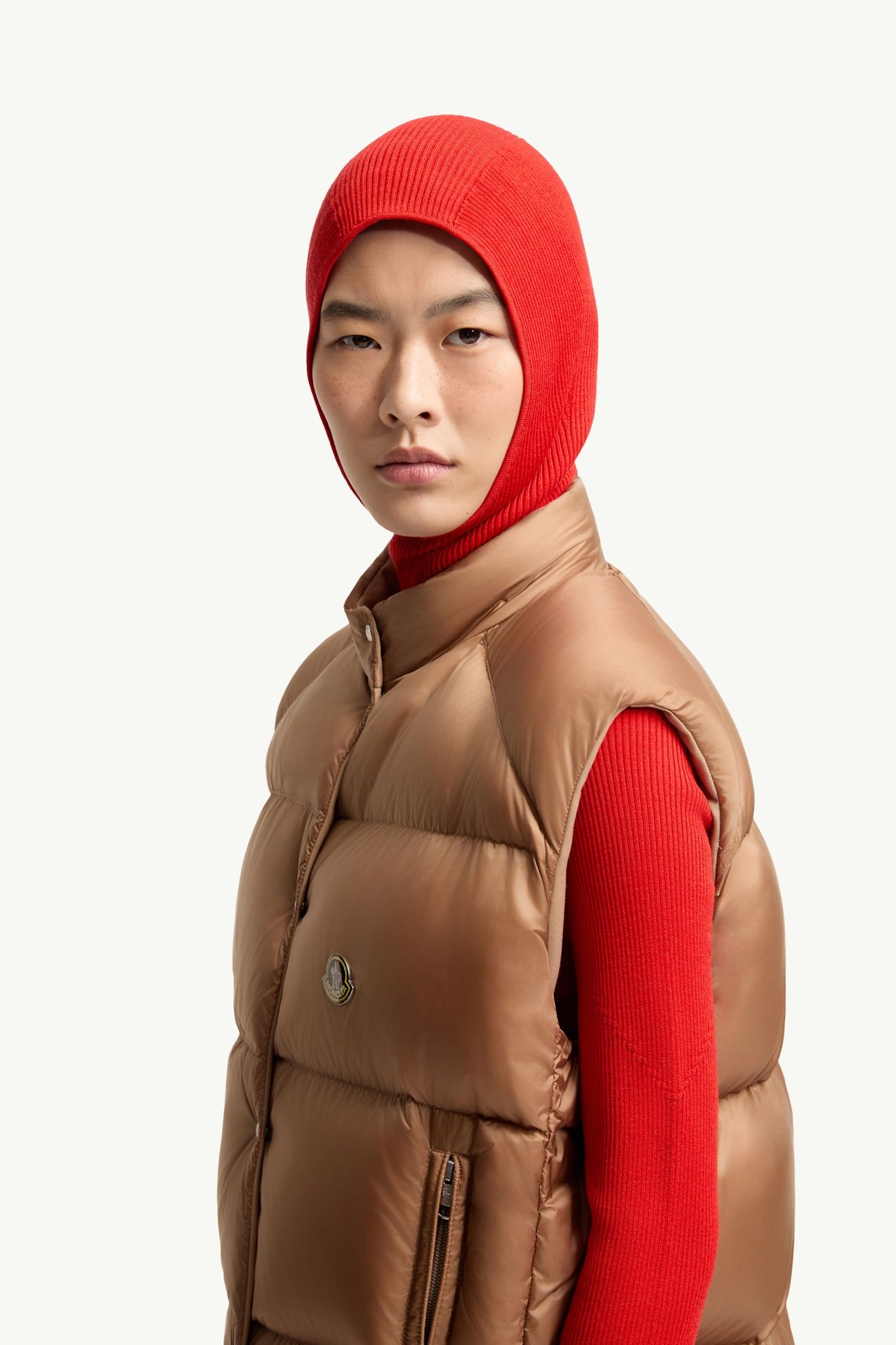 Tibb wendbare Daunenweste Damen Beige Moncler 1