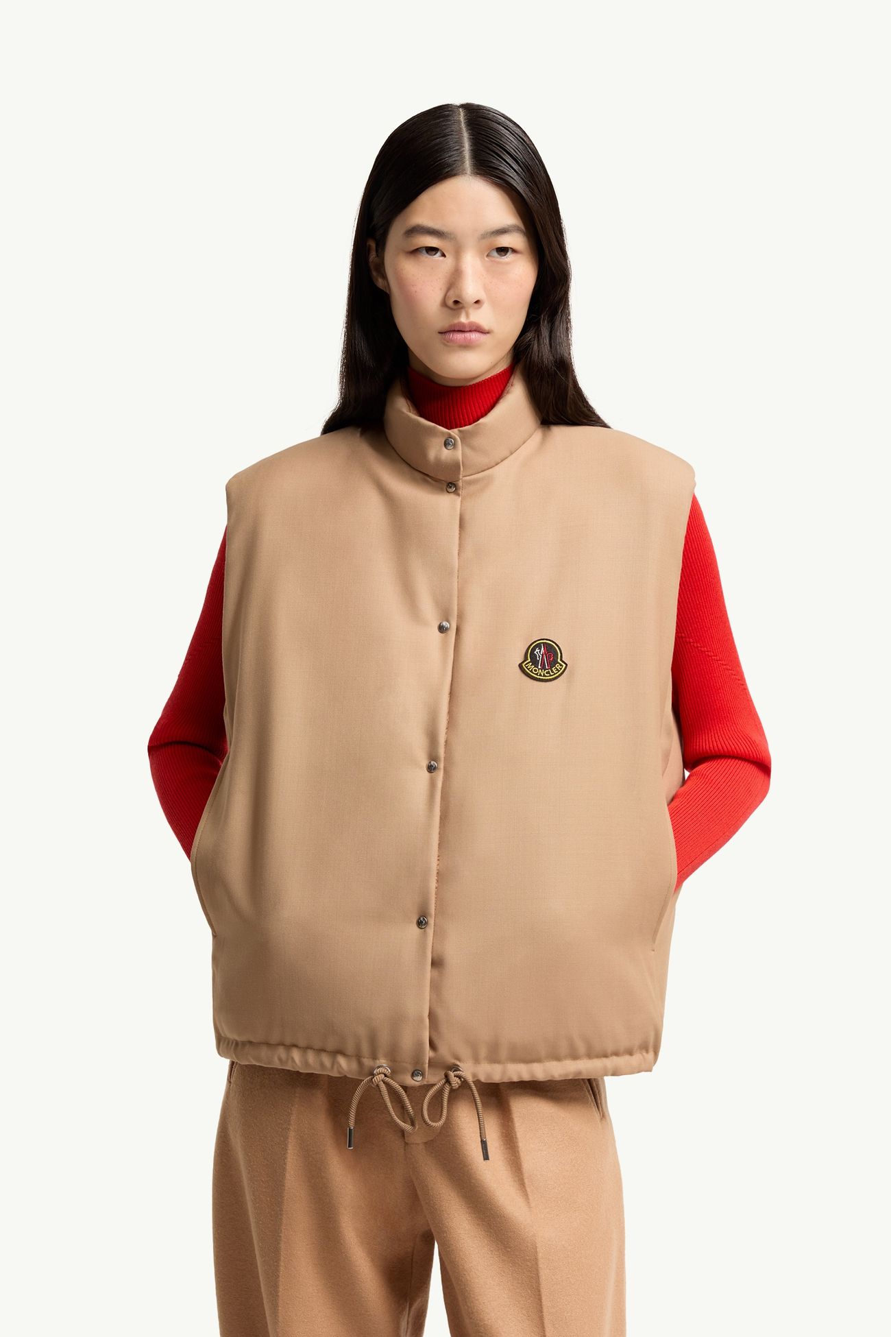 Tibb wendbare Daunenweste Damen Beige Moncler 5
