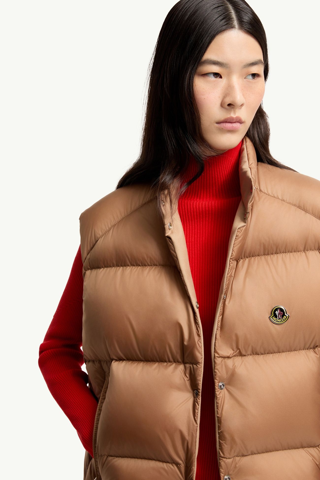 Tibb Reversible Down Gilet Women Beige Moncler 6