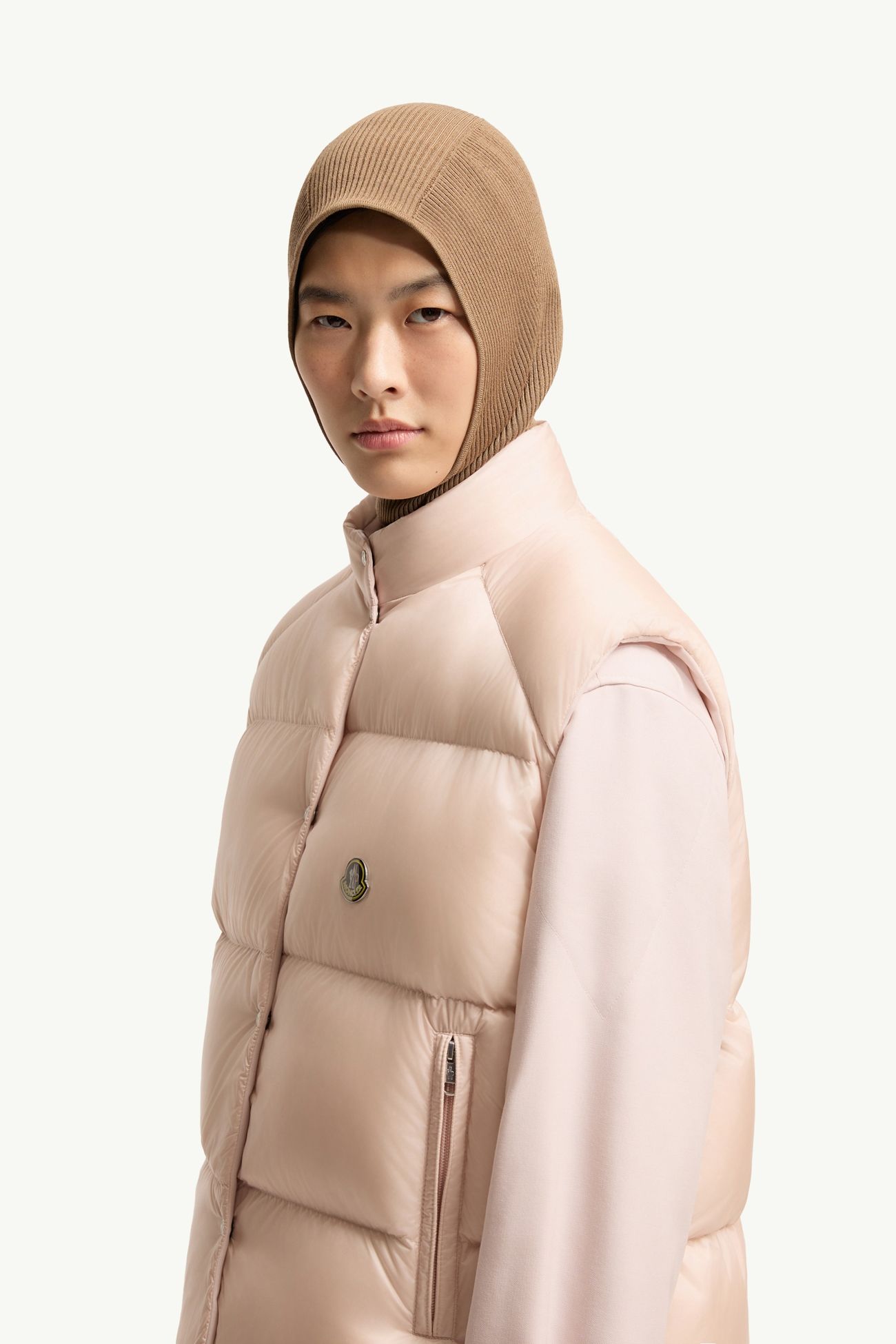 Tibb wendbare Daunenweste Damen Hellpink Moncler 1