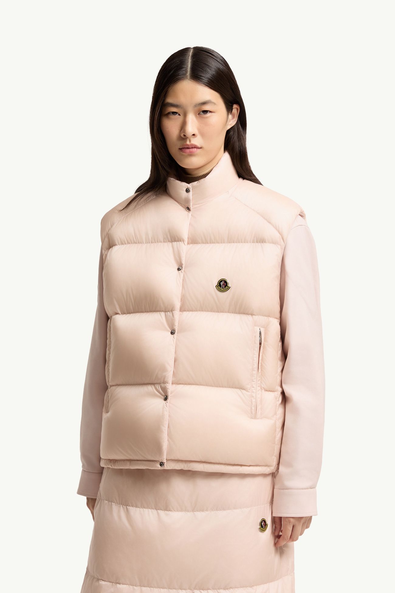 Tibb 리버서블 다운 베스트 여성 라이트 핑크 Moncler 3