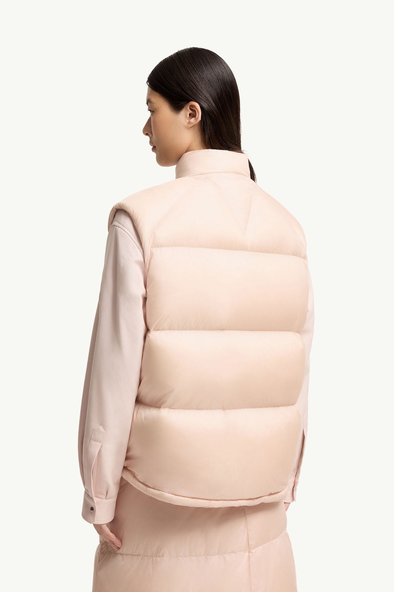 Tibb Reversible Down Gilet Women Light Pink Moncler 4