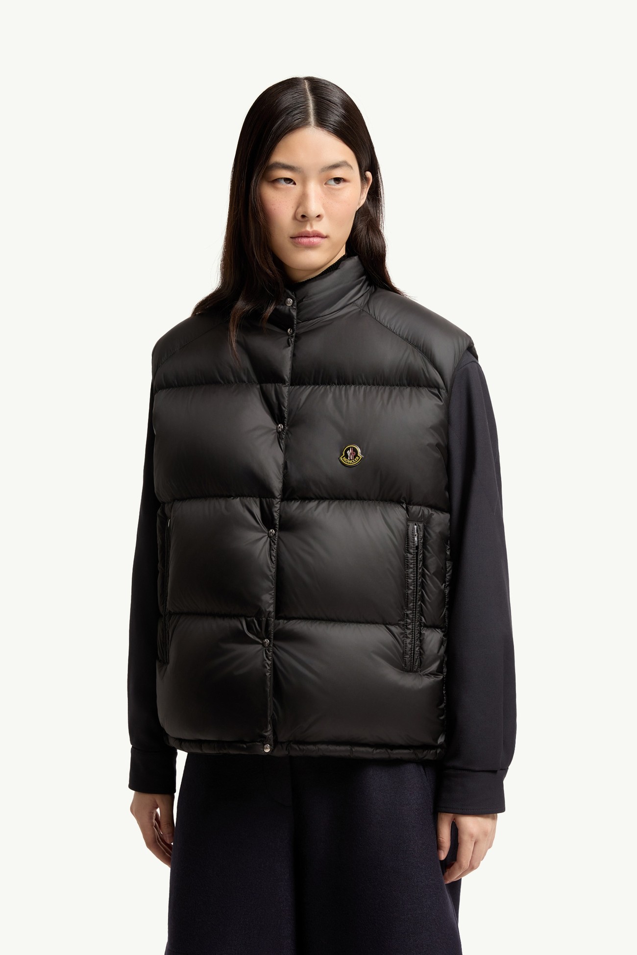 Tibb Reversible Down Gilet Women Black Moncler 3