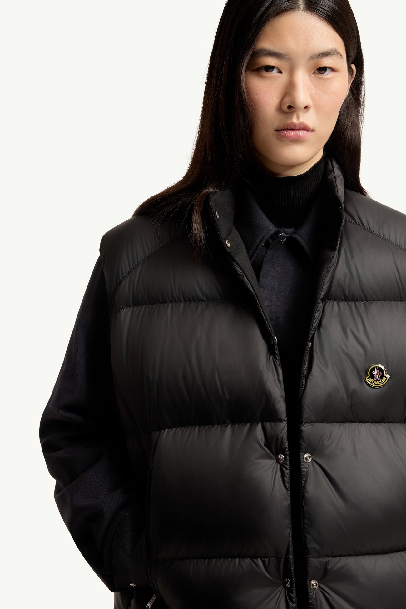 Gilet imbottito reversibile Tibb Donna Nero Moncler 6