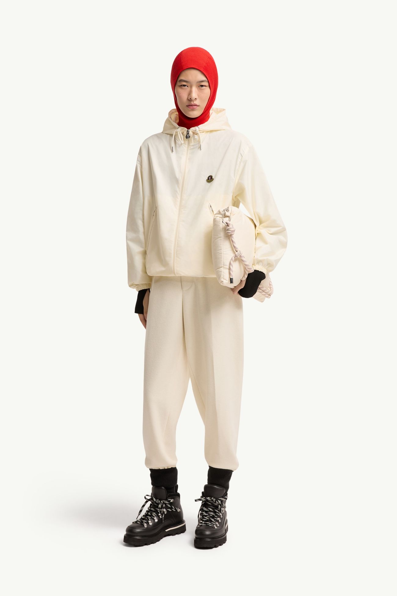 連帽風褸 女士 白色 Moncler 0