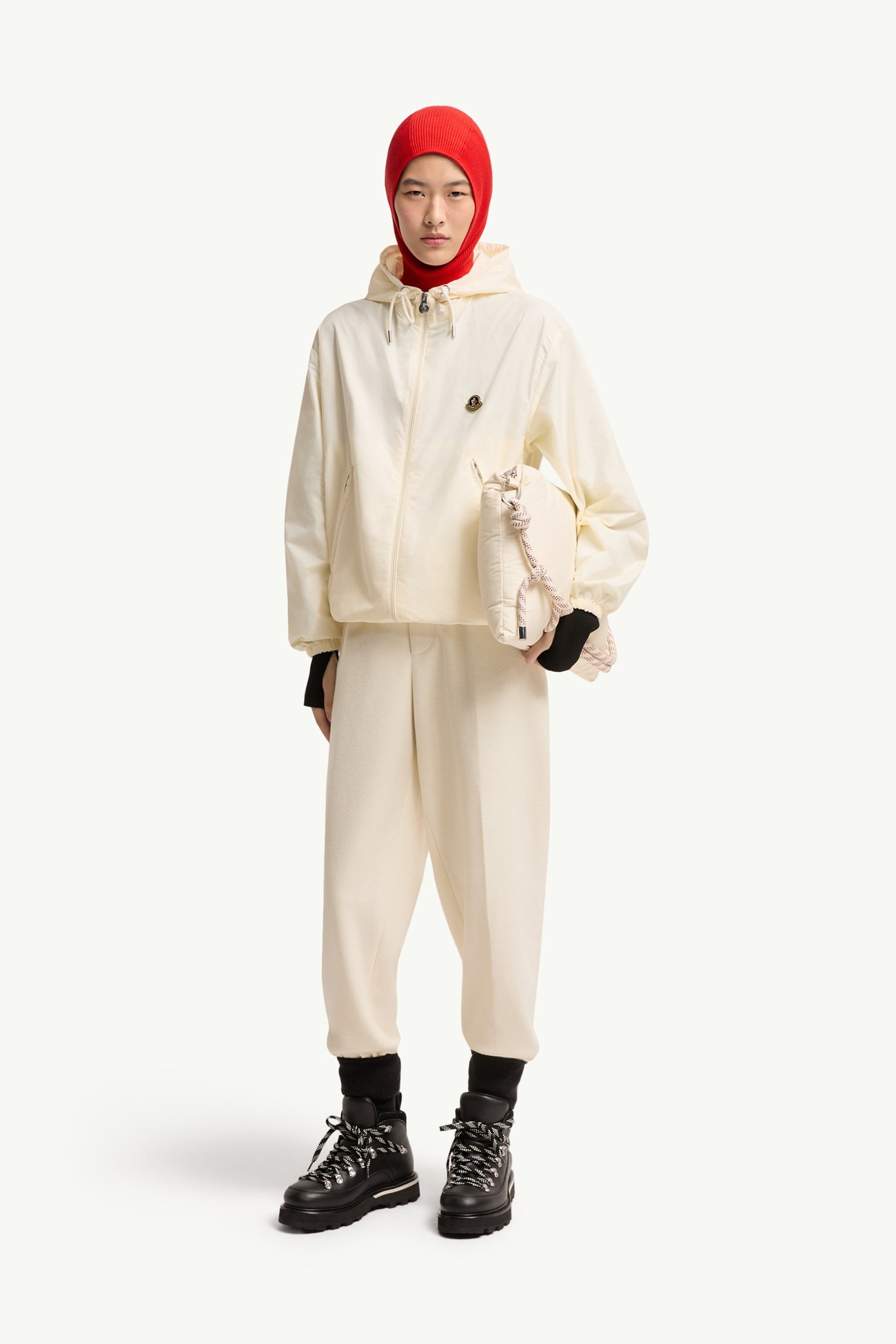 連帽風褸 女士 白色 Moncler 0