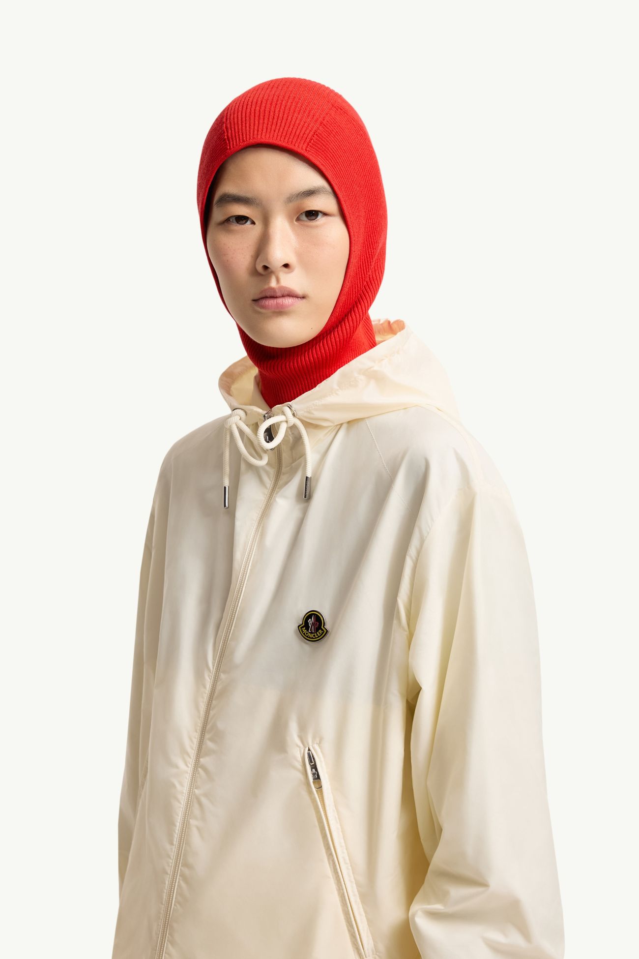Cortavientos con capucha Mujer Blanco Moncler 1