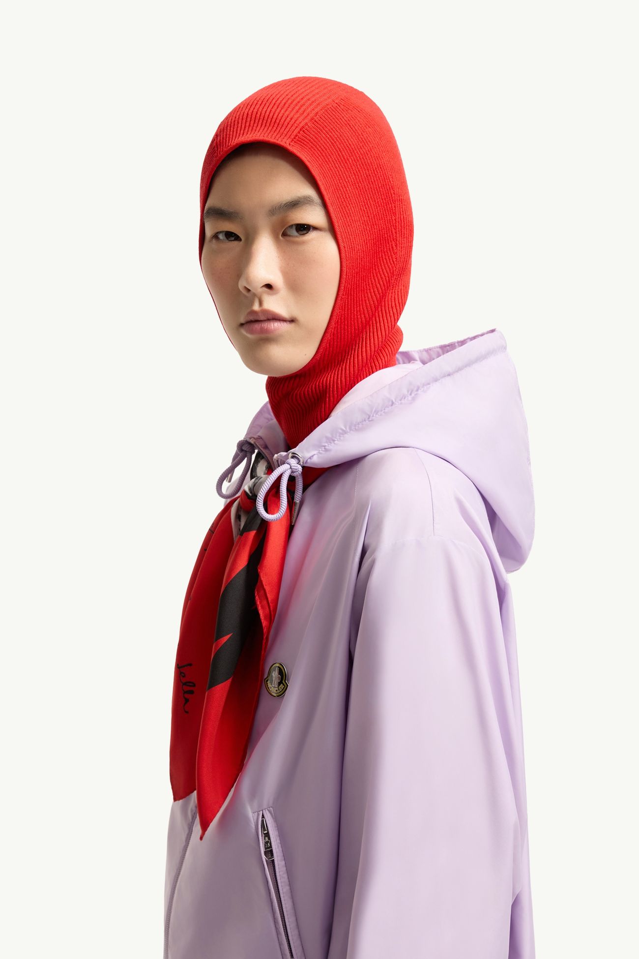 女士连帽风衣夹克外套 女士 紫丁香 Moncler 1