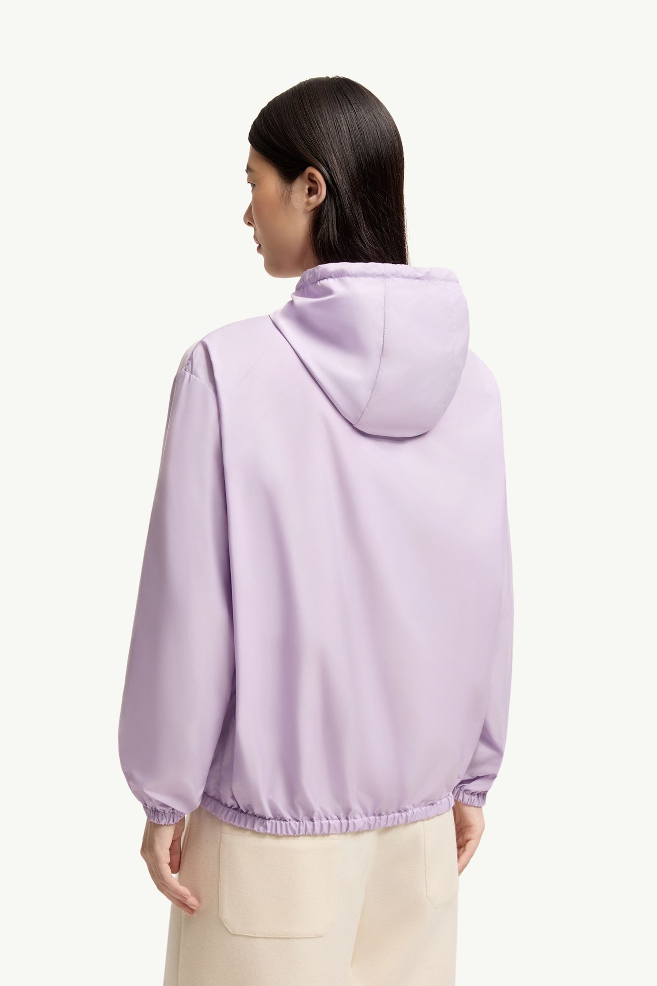 連帽風褸 女士 紫丁香色 Moncler 4