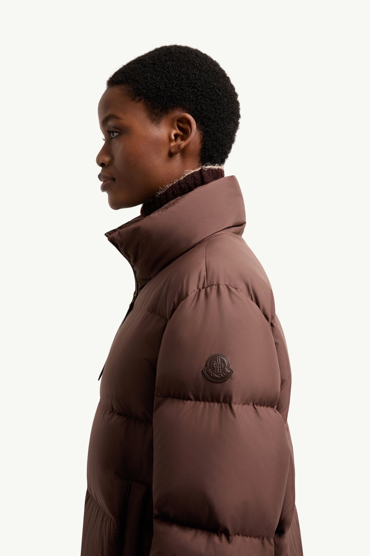 Plumífero corto Vivantesse Mujer Marrón Moncler 1
