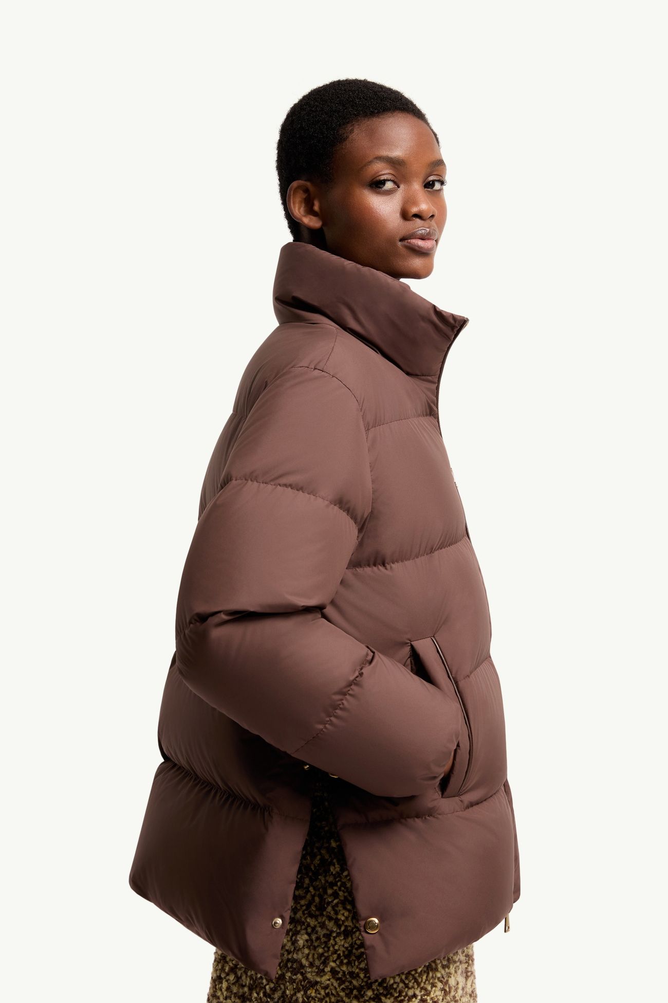 Vivantesse女士短款羽绒夹克外套 女士 棕色 Moncler 5