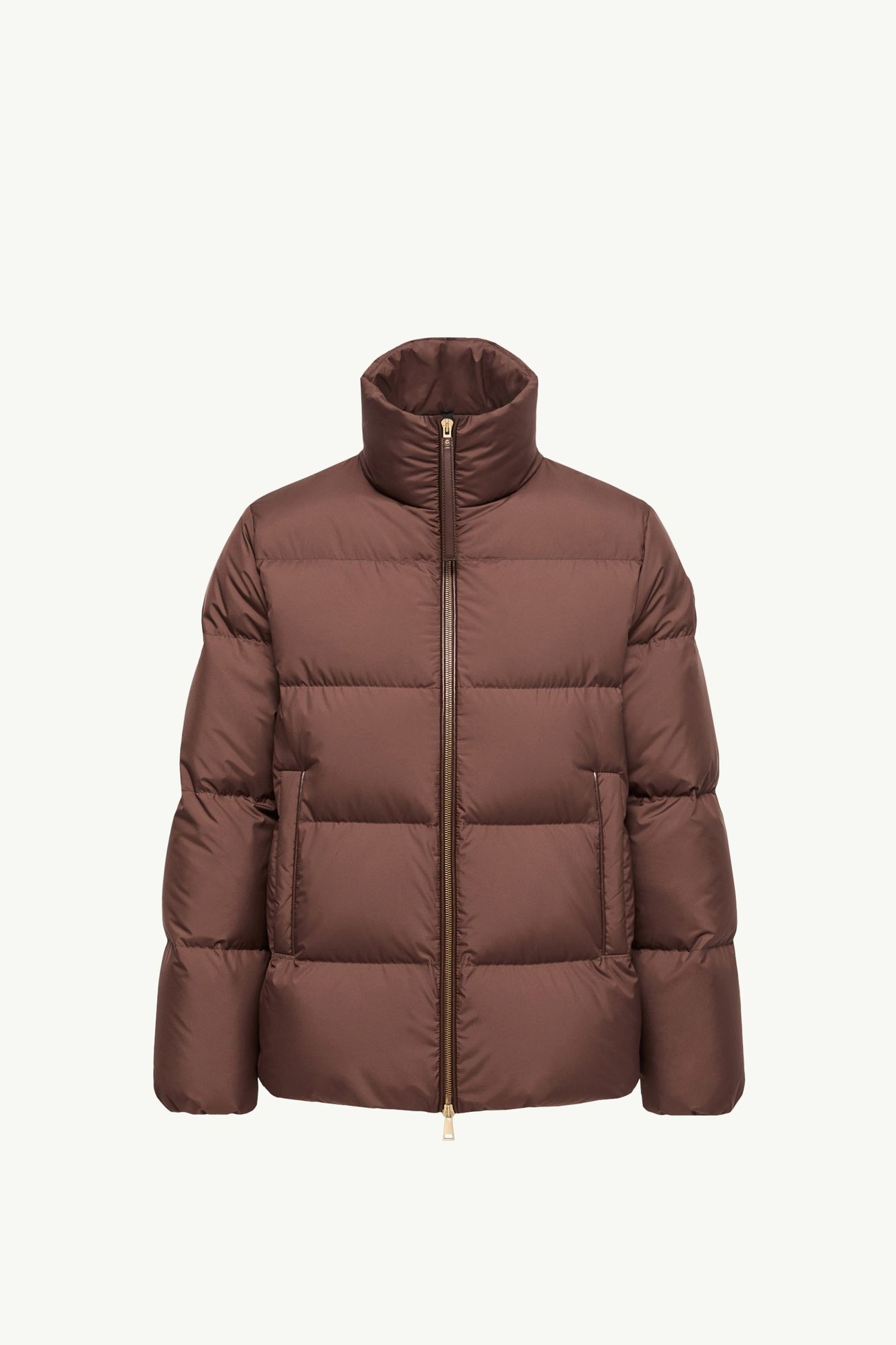 Piumino corto Vivantesse Donna Marrone Moncler 2
