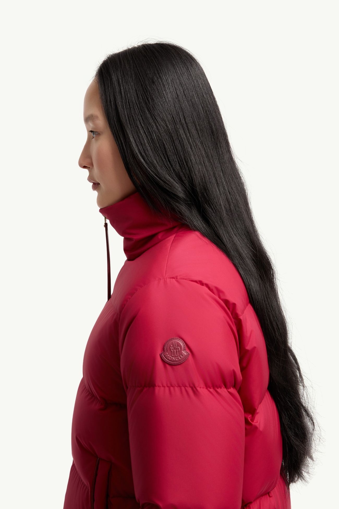 Vivantesse Short Down Jacket Women Red Moncler 1