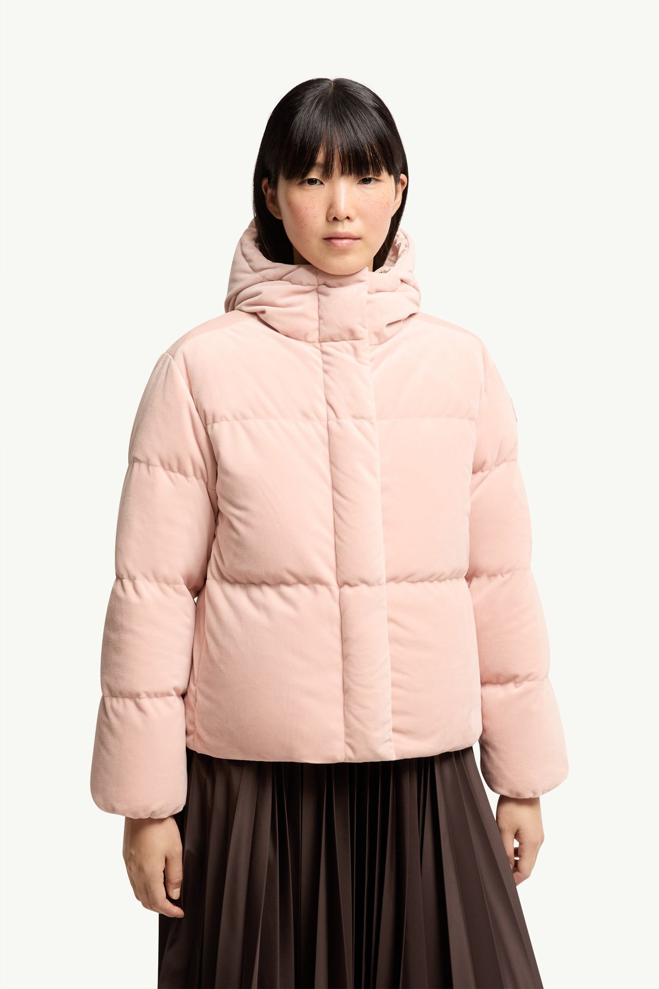Enigme ショートダウンジャケット レディース ピンク Moncler 3