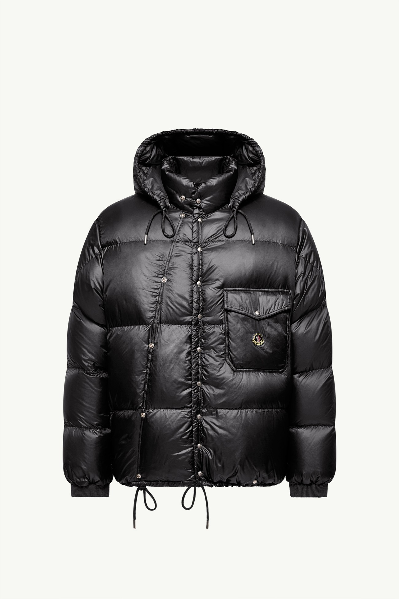 Karakorum Hooded Short Down Jacket Women Black Moncler 2
