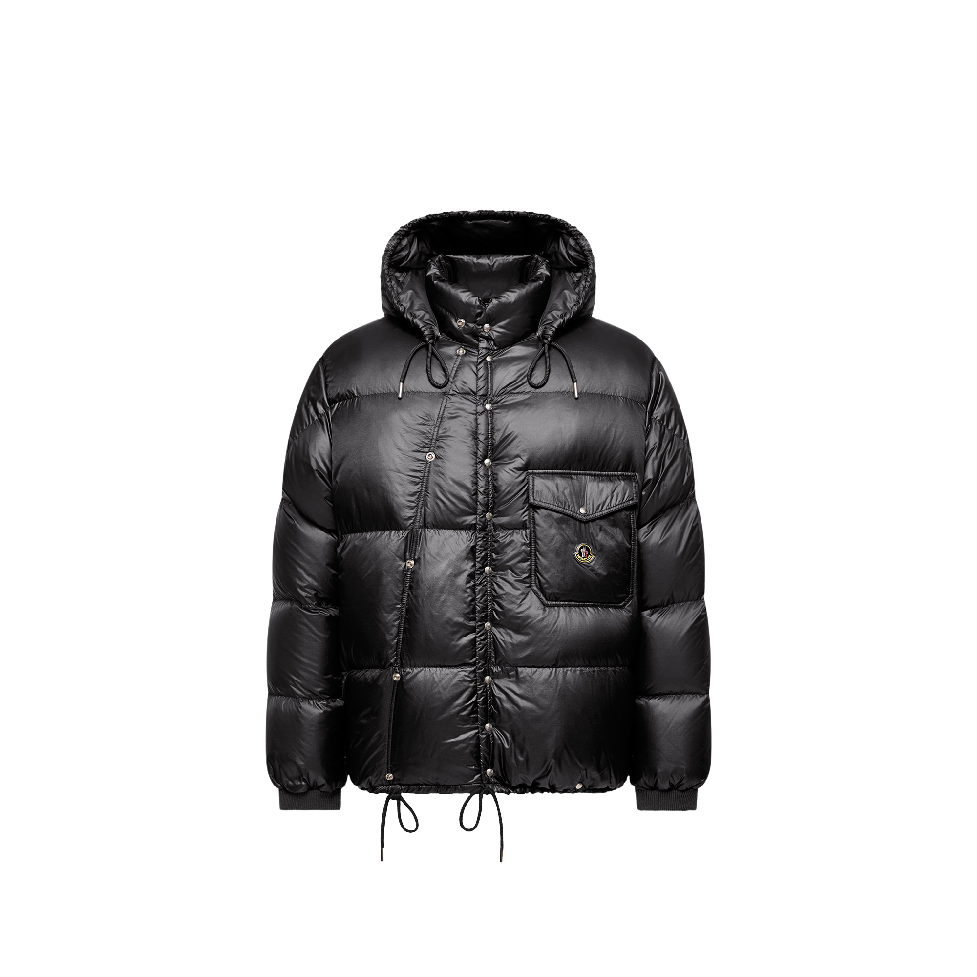 Moncler Karakorum Hooded Short Down Jacket - Frau Jacken Black 0 - Immagine 3