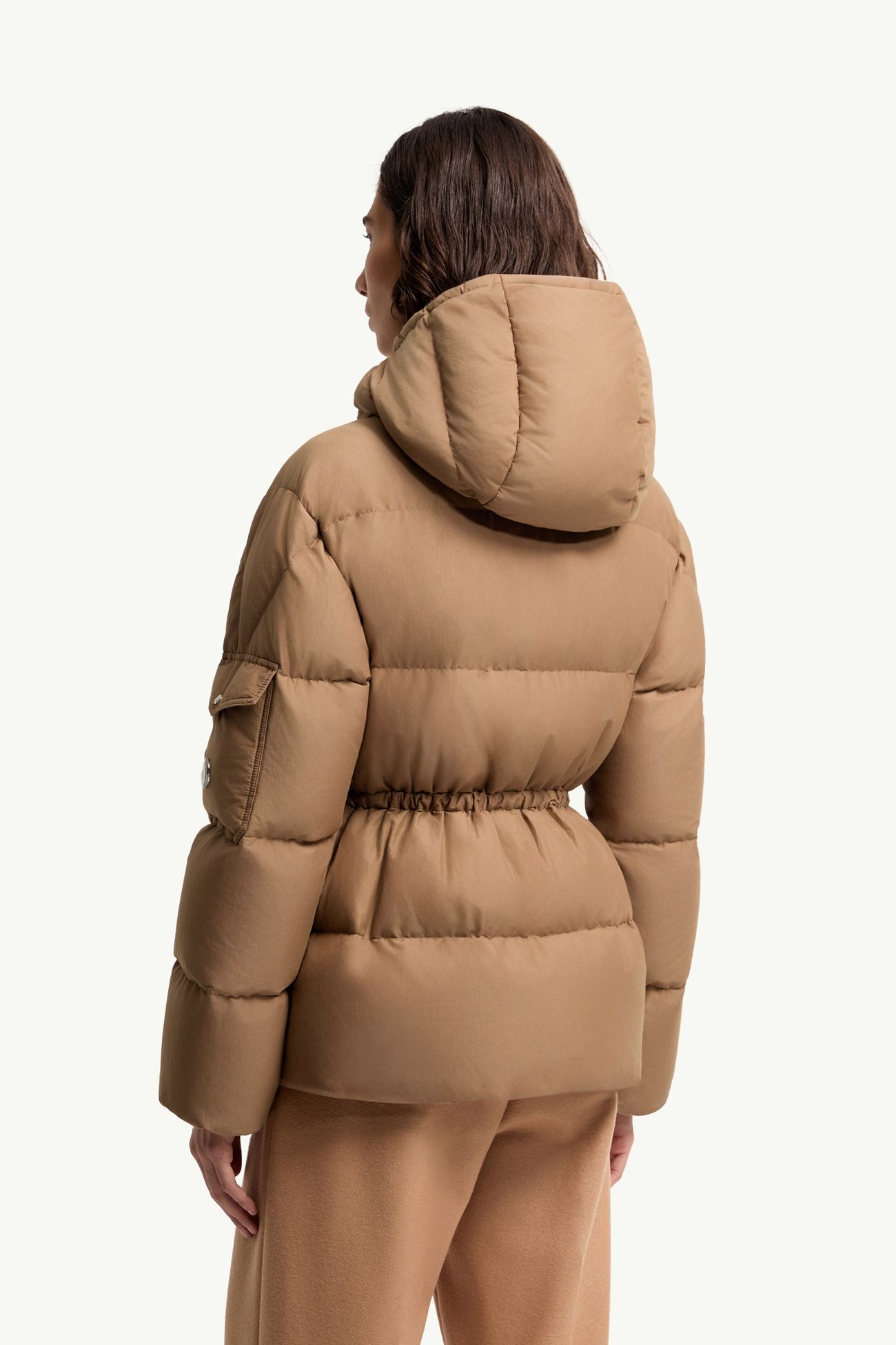 Doudoune courte Ă capuche Himalaya Femmes Marron clair Moncler 4