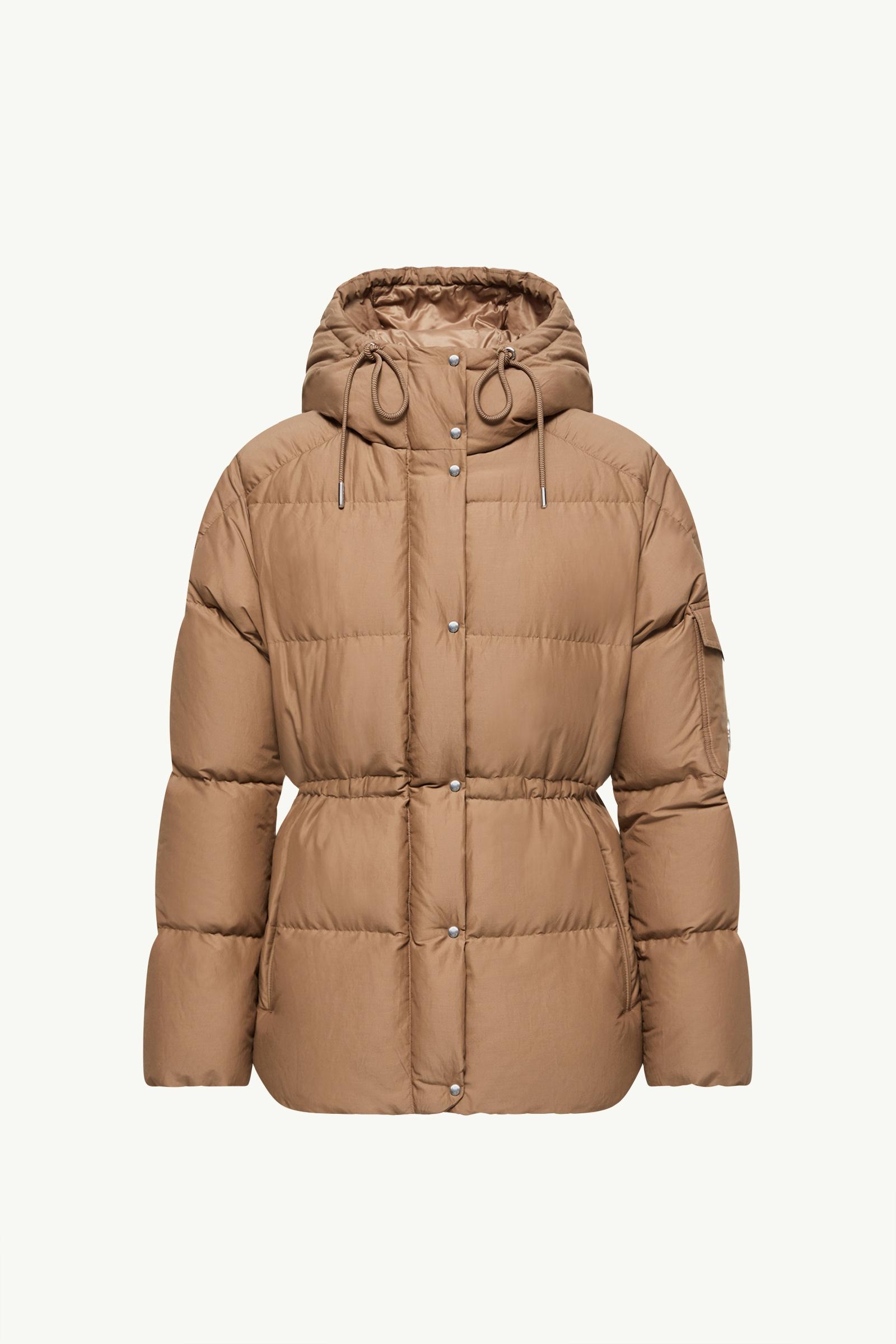 Himalaya Hooded Short Down Jacket Women Light Brown Moncler, 1 of 0