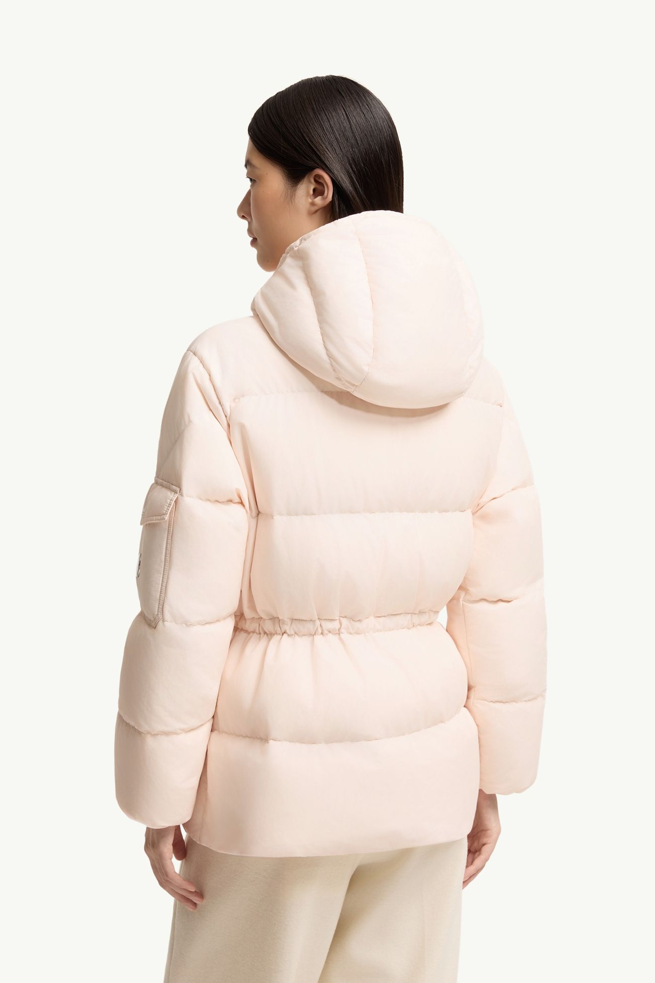 Himalaya女士连帽短款羽绒夹克外套 女士 浅粉色 Moncler 4