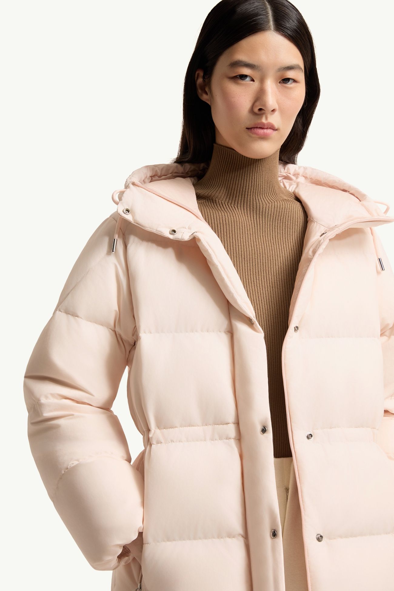 Himalaya連帽短身羽絨外套 女士 淺粉紅色 Moncler 5