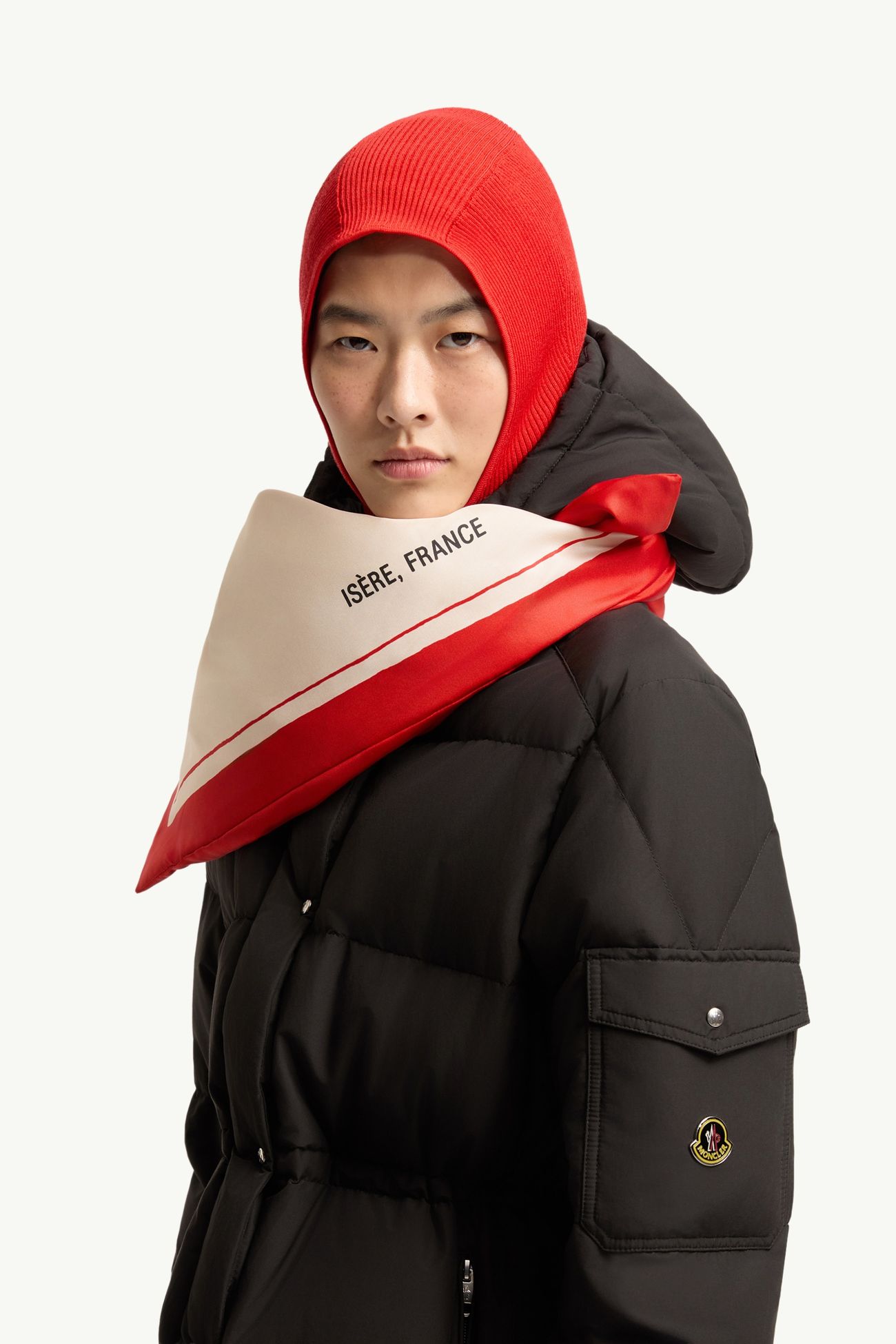 Himalaya kurze Daunenjacke mit Kapuze Damen Schwarz Moncler 1