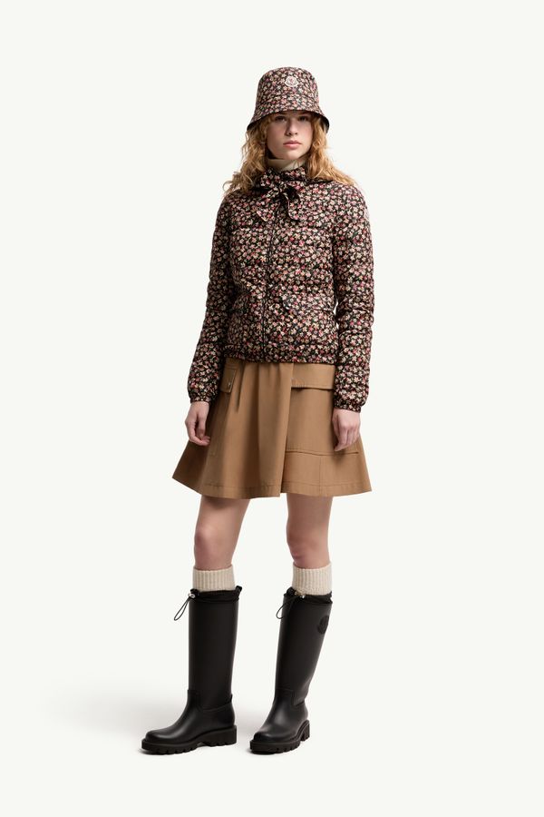 Florlans verstaubare Daunenjacke Damen Schwarz Moncler 0
