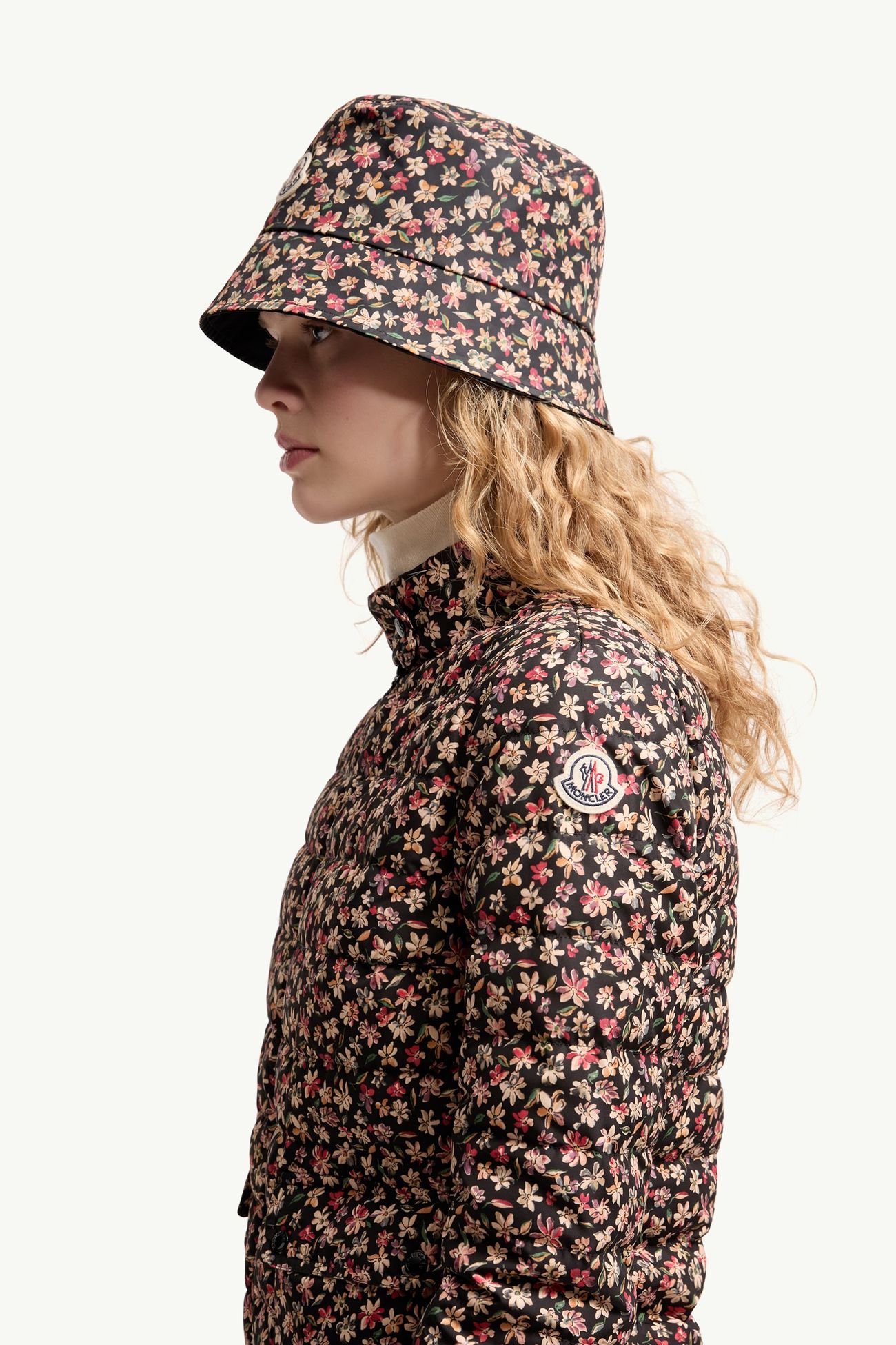 Doudoune repliable Florlans Femmes Noir & Rose Moncler 1