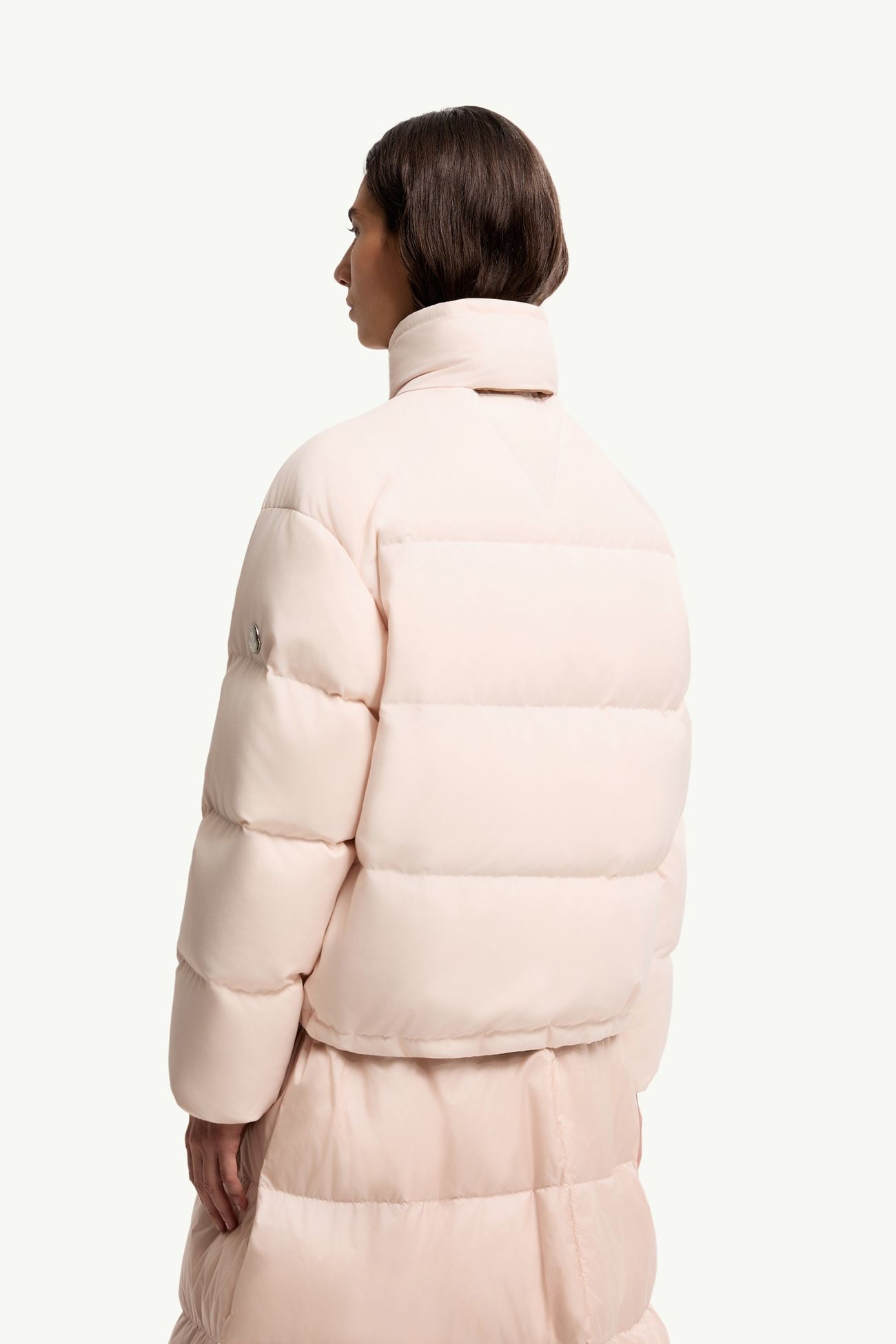 Plumífero corto Verone Mujer Rosado claro Moncler 4