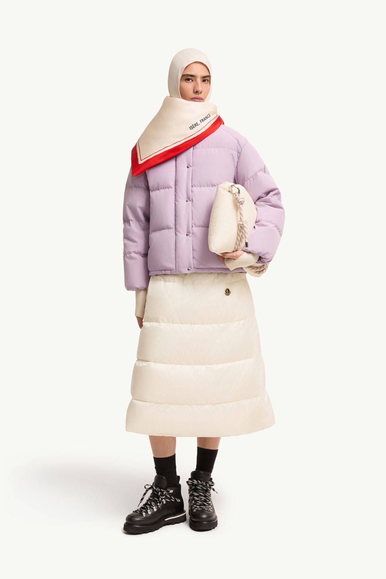 Doudoune courte Verone Femmes Lilas Moncler 0