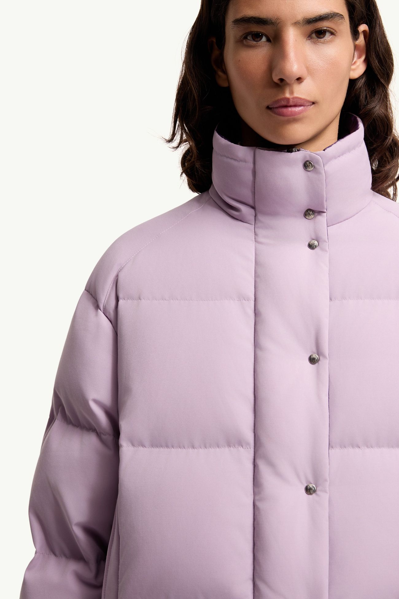 Plumífero corto Verone Mujer Lila Moncler 7