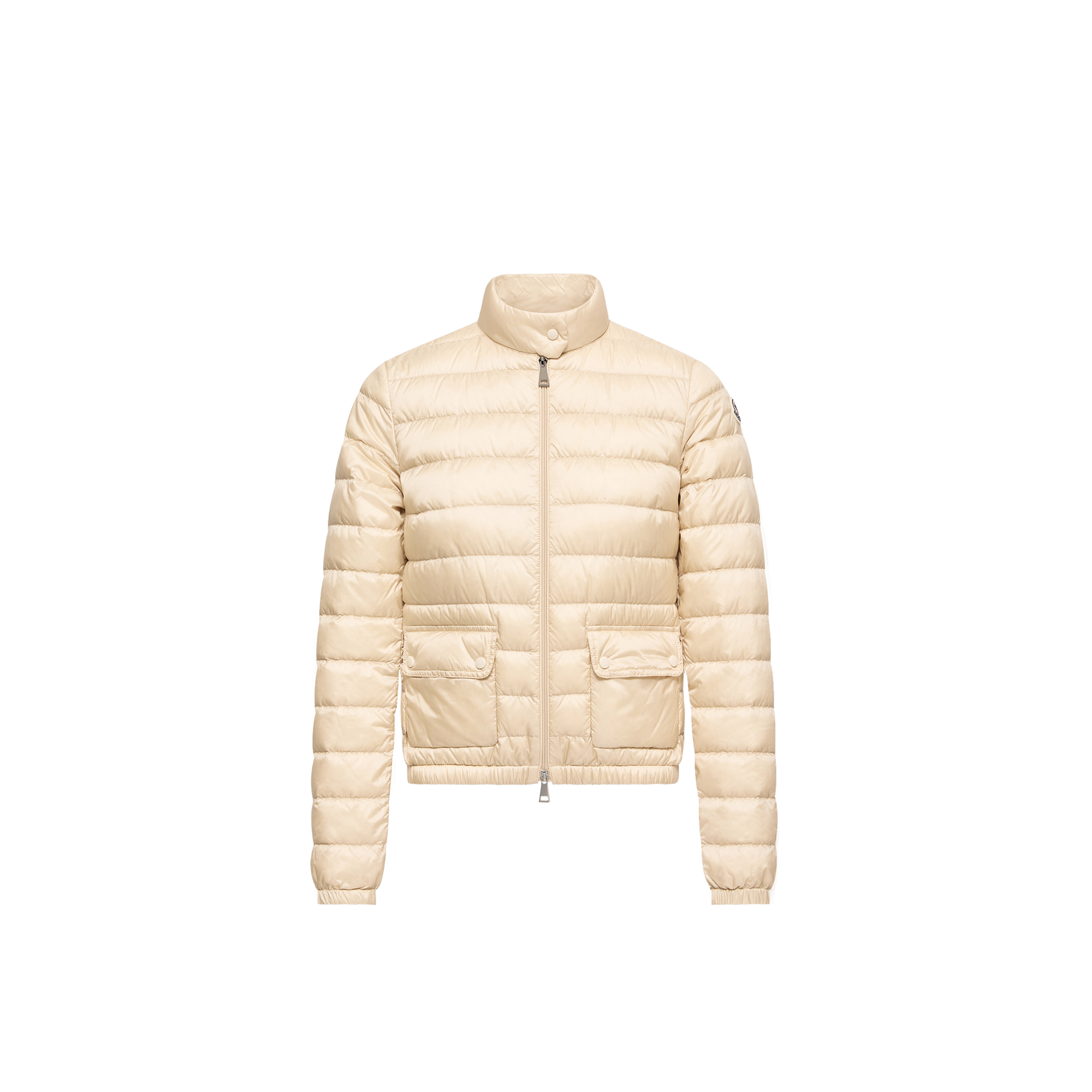 Moncler  Piumino Corto Lans Ripiegabile Donna da Beige, Taglia: 4