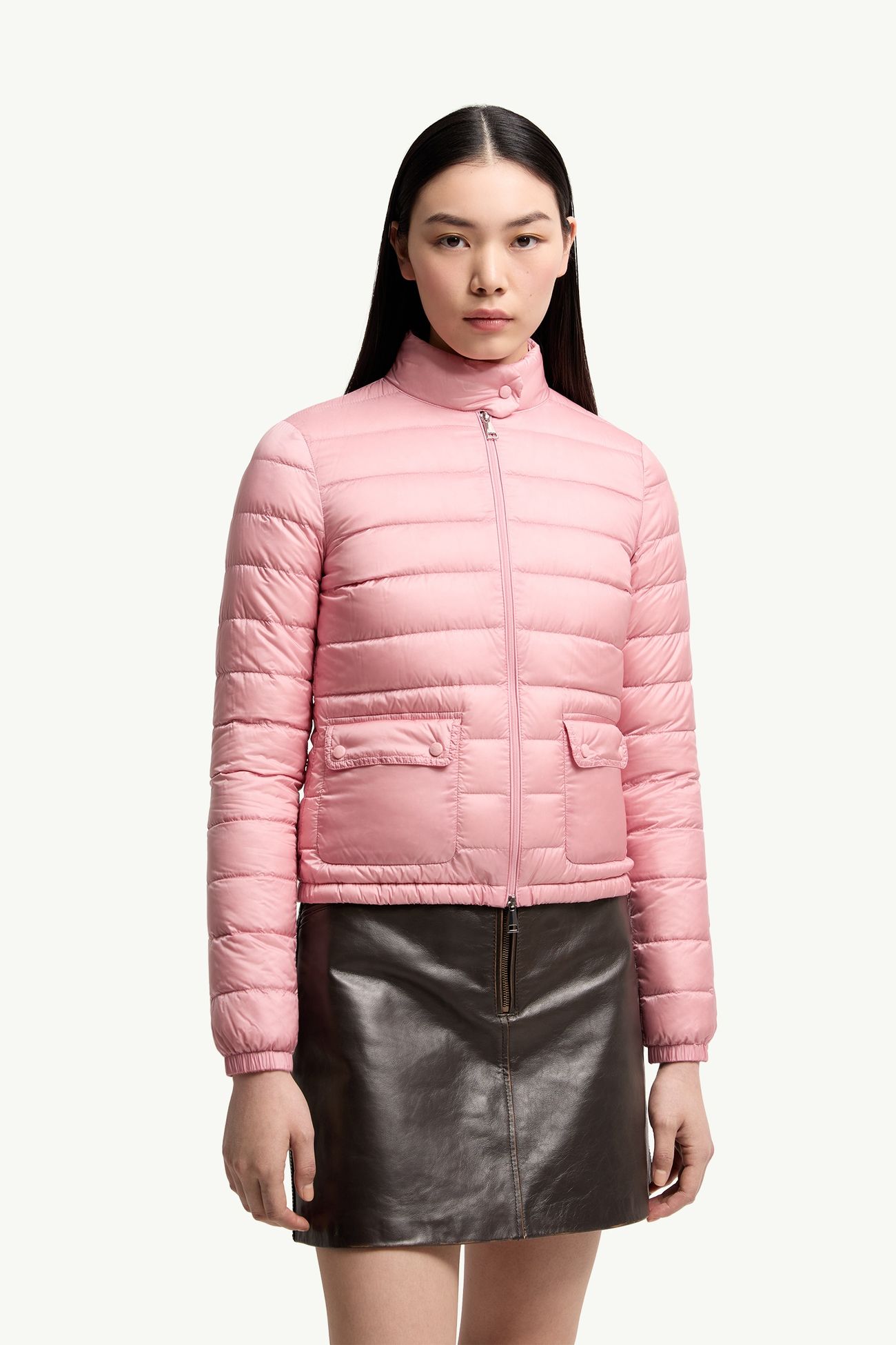 Lans女士短款羽绒夹克外套 女士 玫瑰粉色 Moncler 3