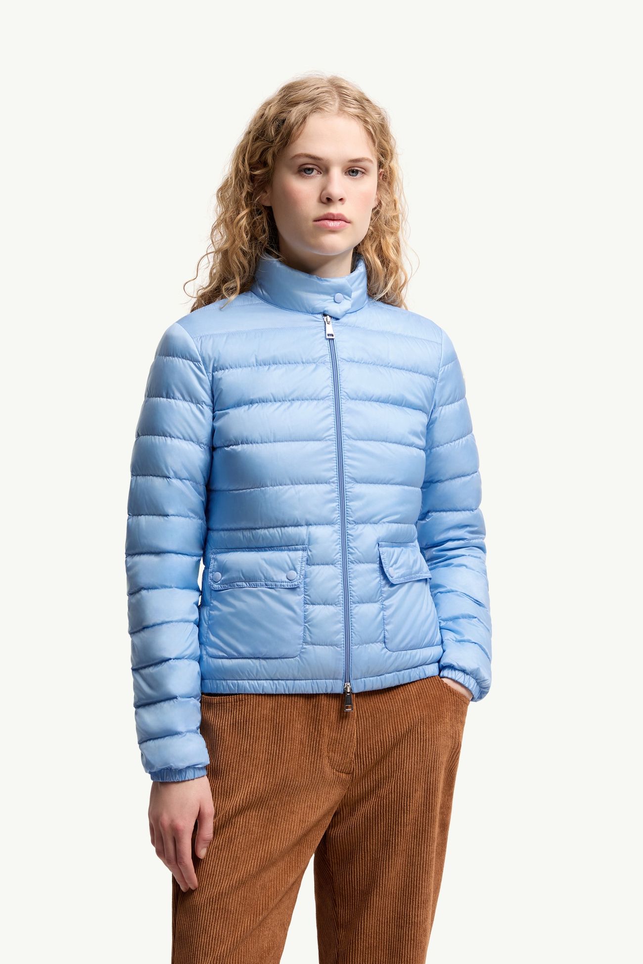 Doudoune courte Lans Femmes Bleu clair Moncler 3