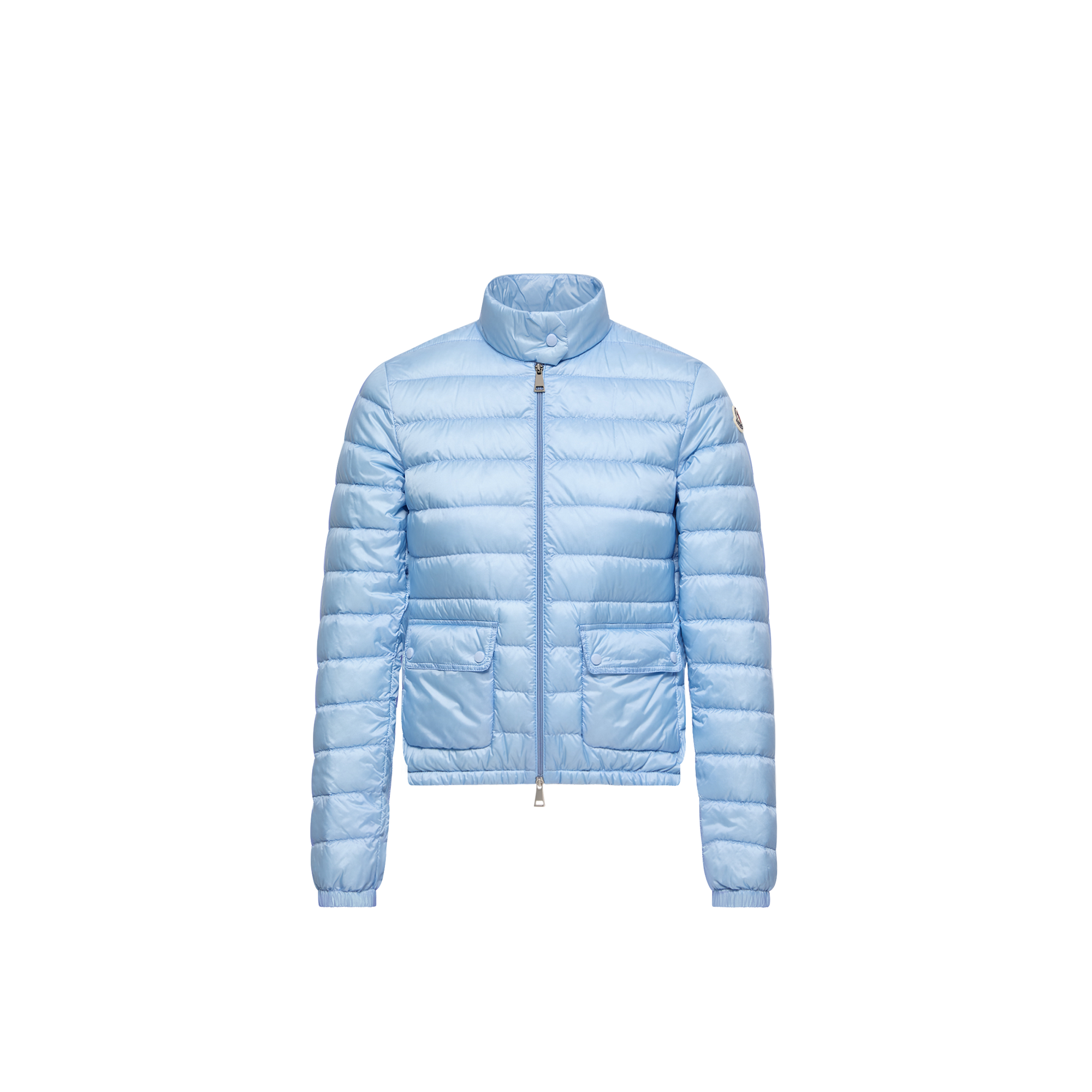 Moncler  Piumino Corto Lans Ripiegabile Donna da Blu, Taglia: 0