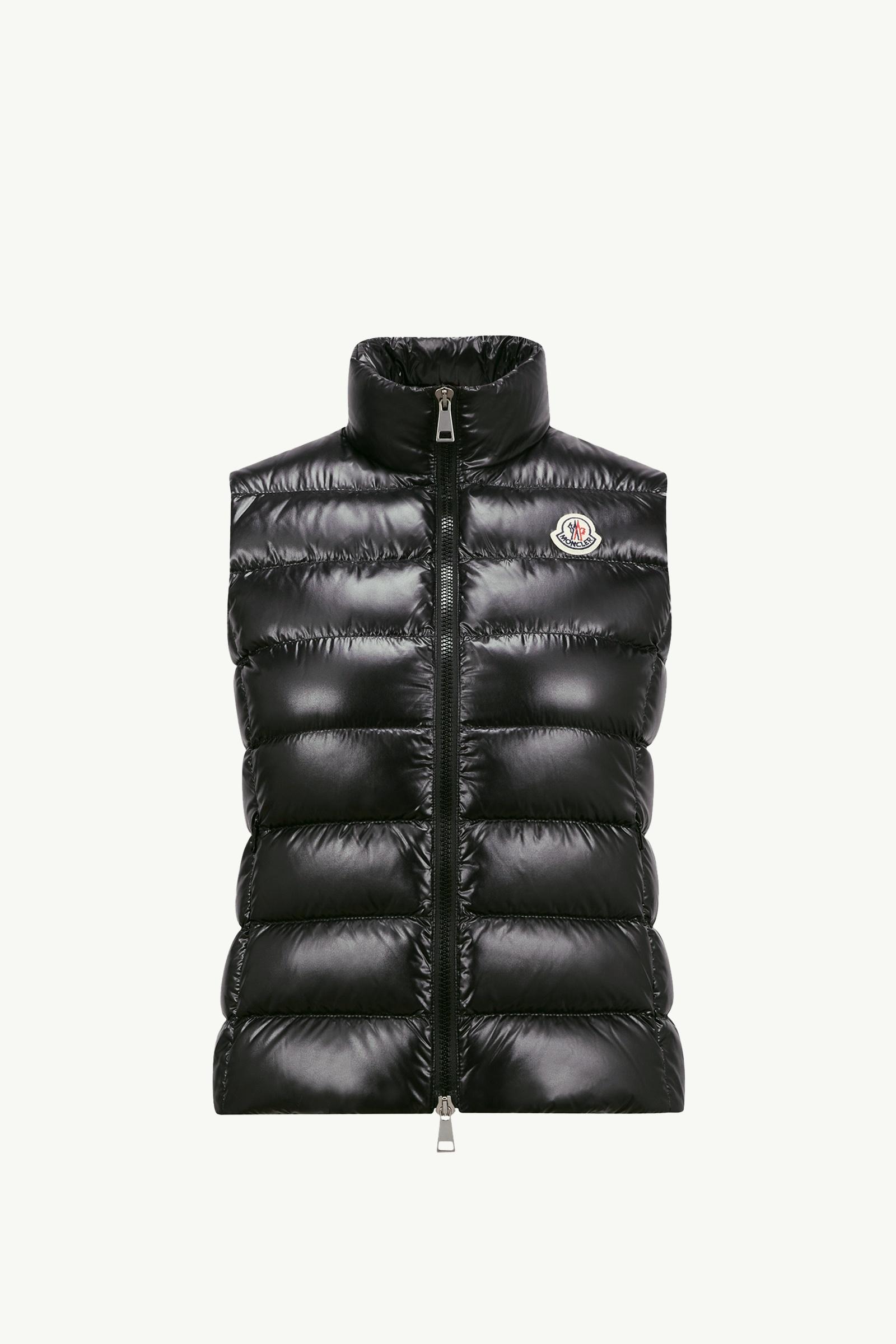 Black Ghany Down Vest - Vests for Women | Moncler US