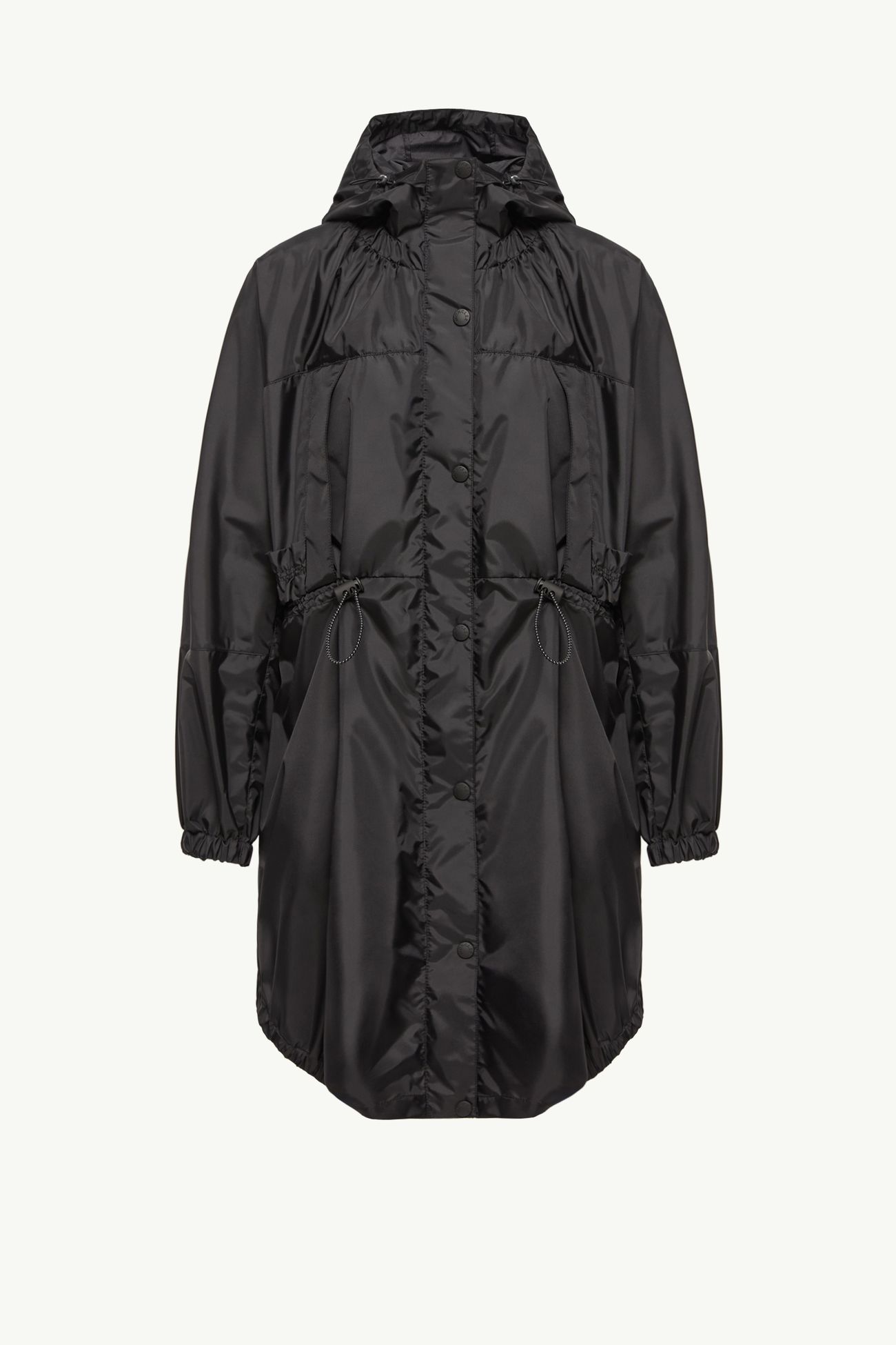 Parka longue Expression en toile Femmes Noir Moncler 2