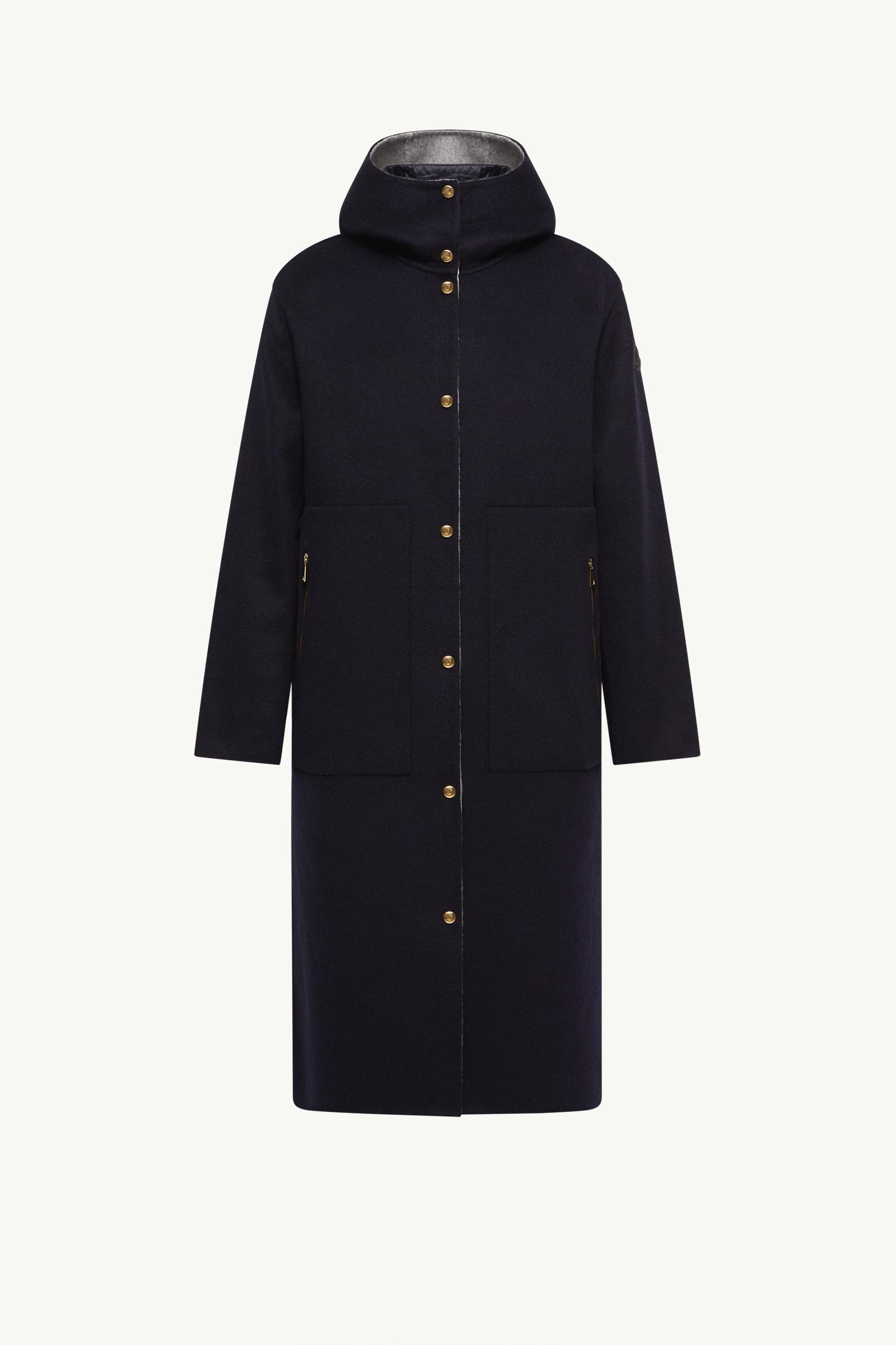 Anthrene 3-in-1 Wool & Cashmere Blend Hooded Down Jacket Women Navy Blue Moncler, 1 of 0