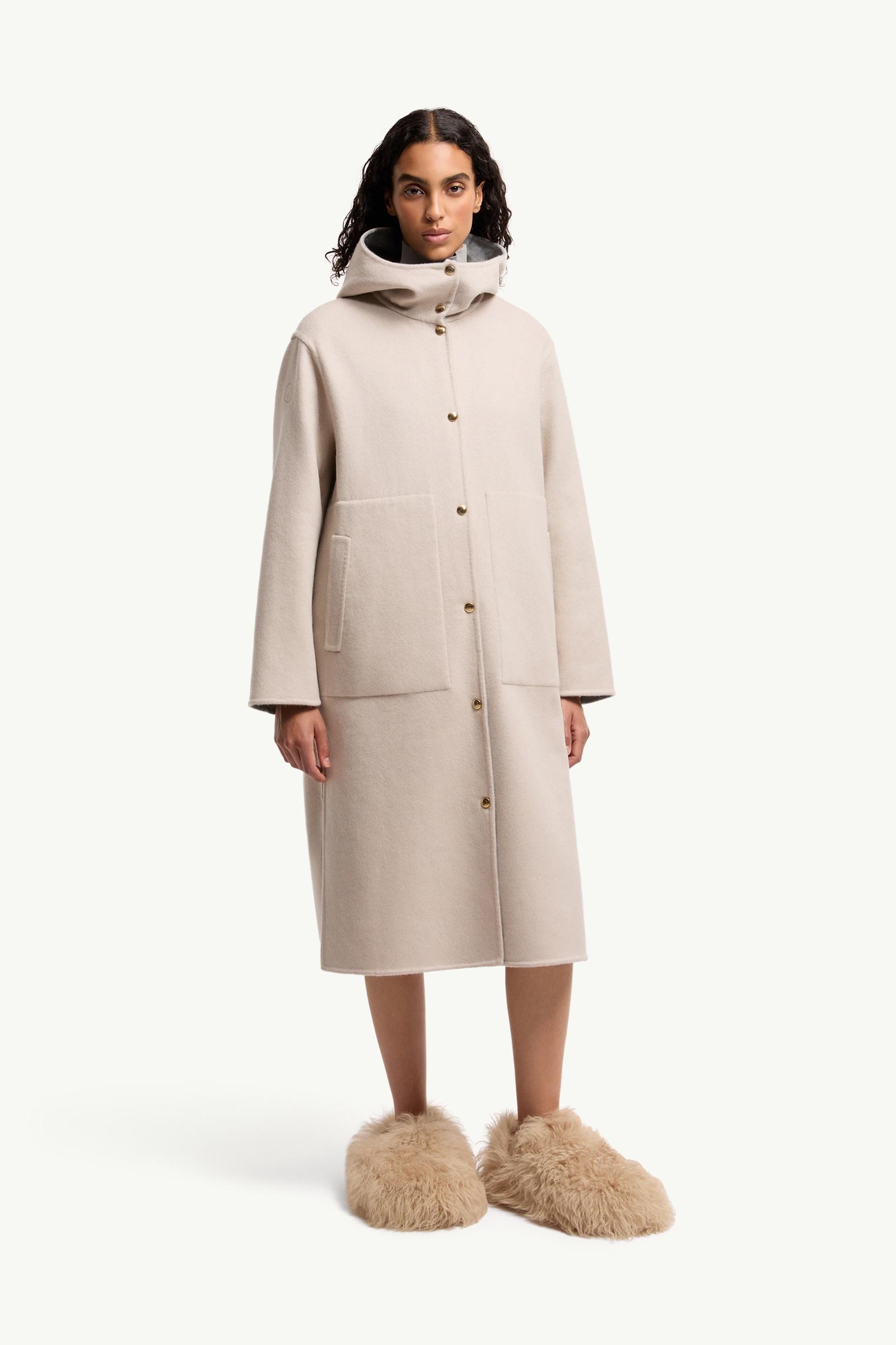 Grey Anthrene 3-in-1 Wool & Cashmere Blend Hooded Down Jacket