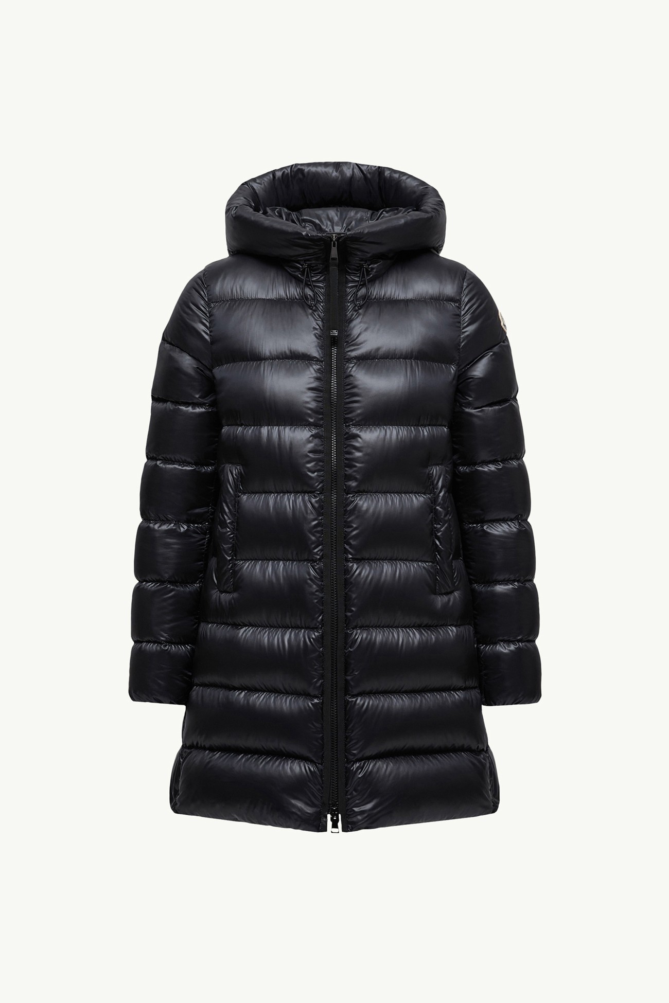 Plumífero de largo medio con capucha Suyenne Mujer Negro Moncler 2