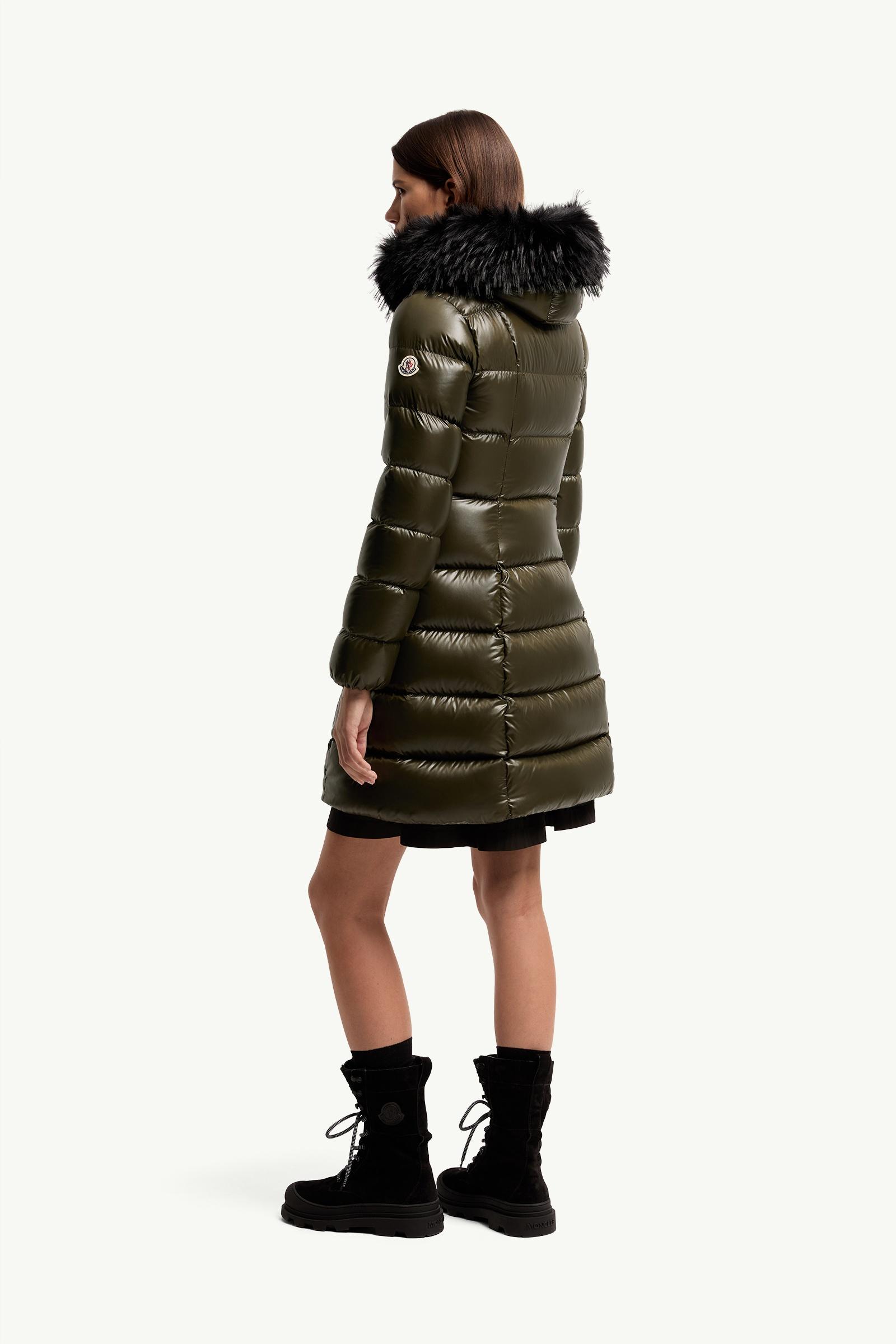Dark Green Fulmarusse Hooded Down Jacket - Long Jackets & Parka