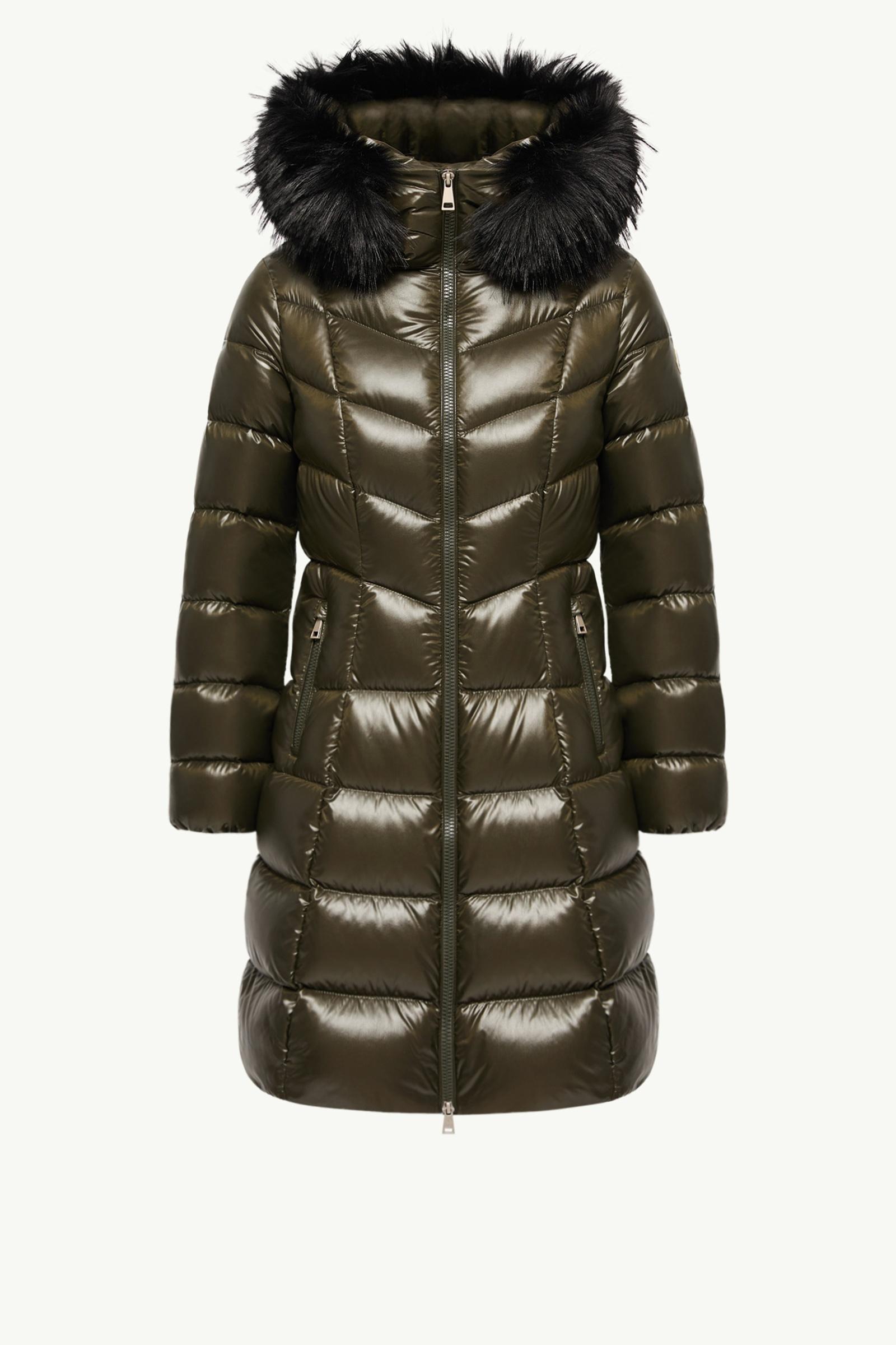 Dark Green Fulmarusse Hooded Down Jacket - Long Jackets & Parka