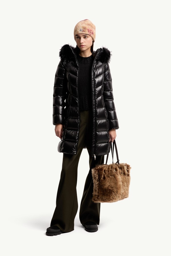 Fulmarusse Hooded Down Jacket Women Black Moncler 0