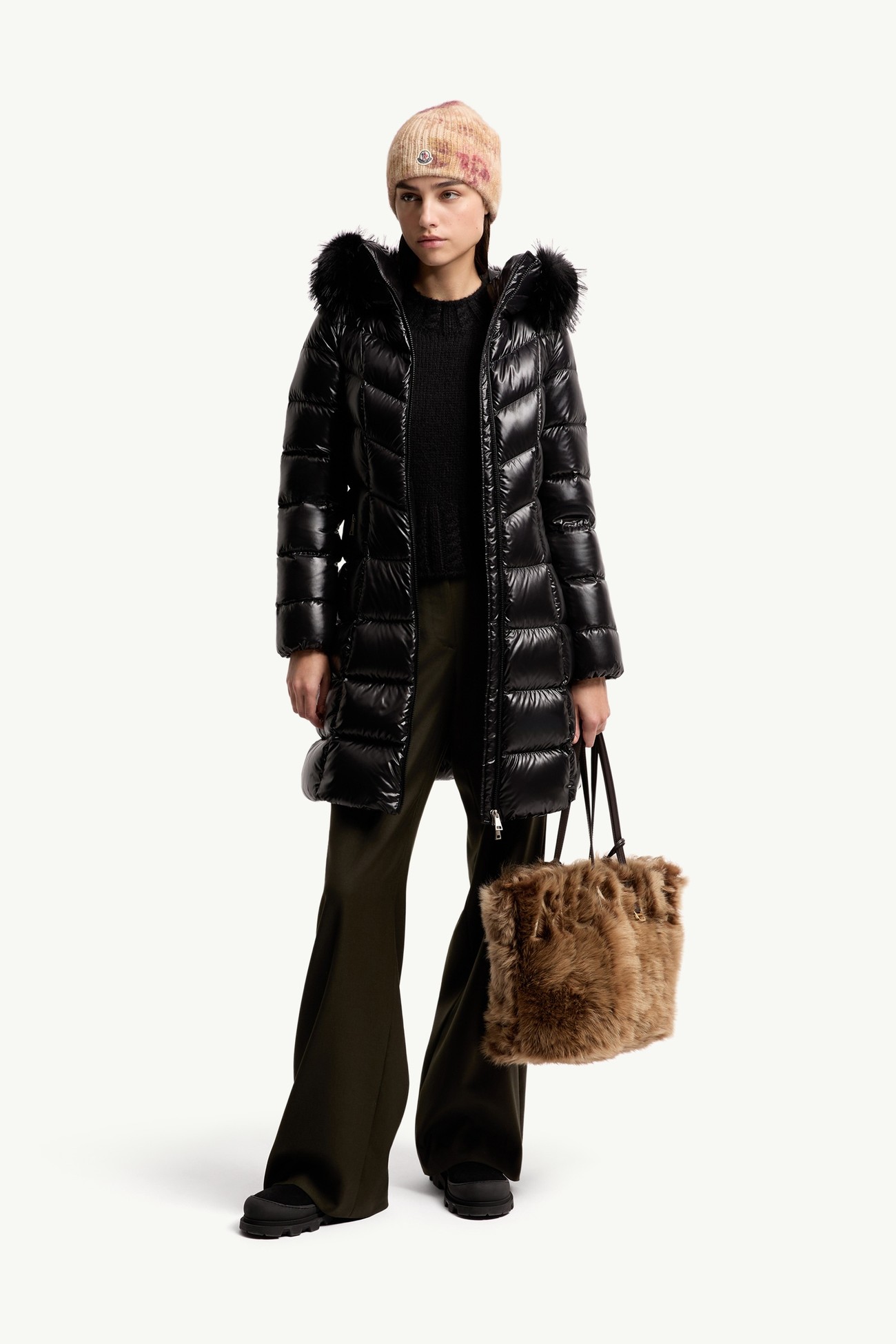 Fulmarusse女士连帽羽绒夹克外套 女士 黑色 Moncler 0