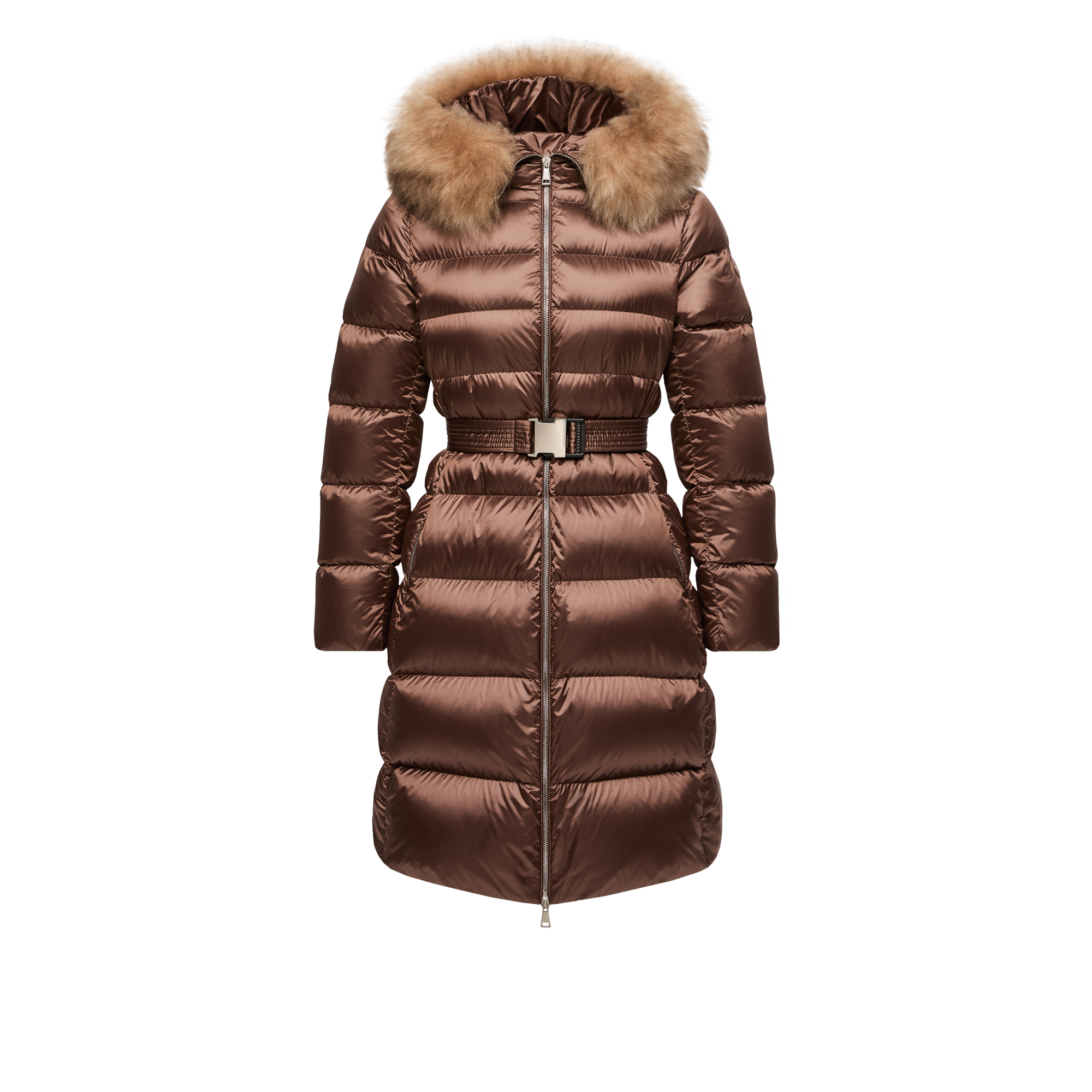 Moncler - Leersies Langer Daunenmantel - Coats - Damen - Beige - L - Bild 3