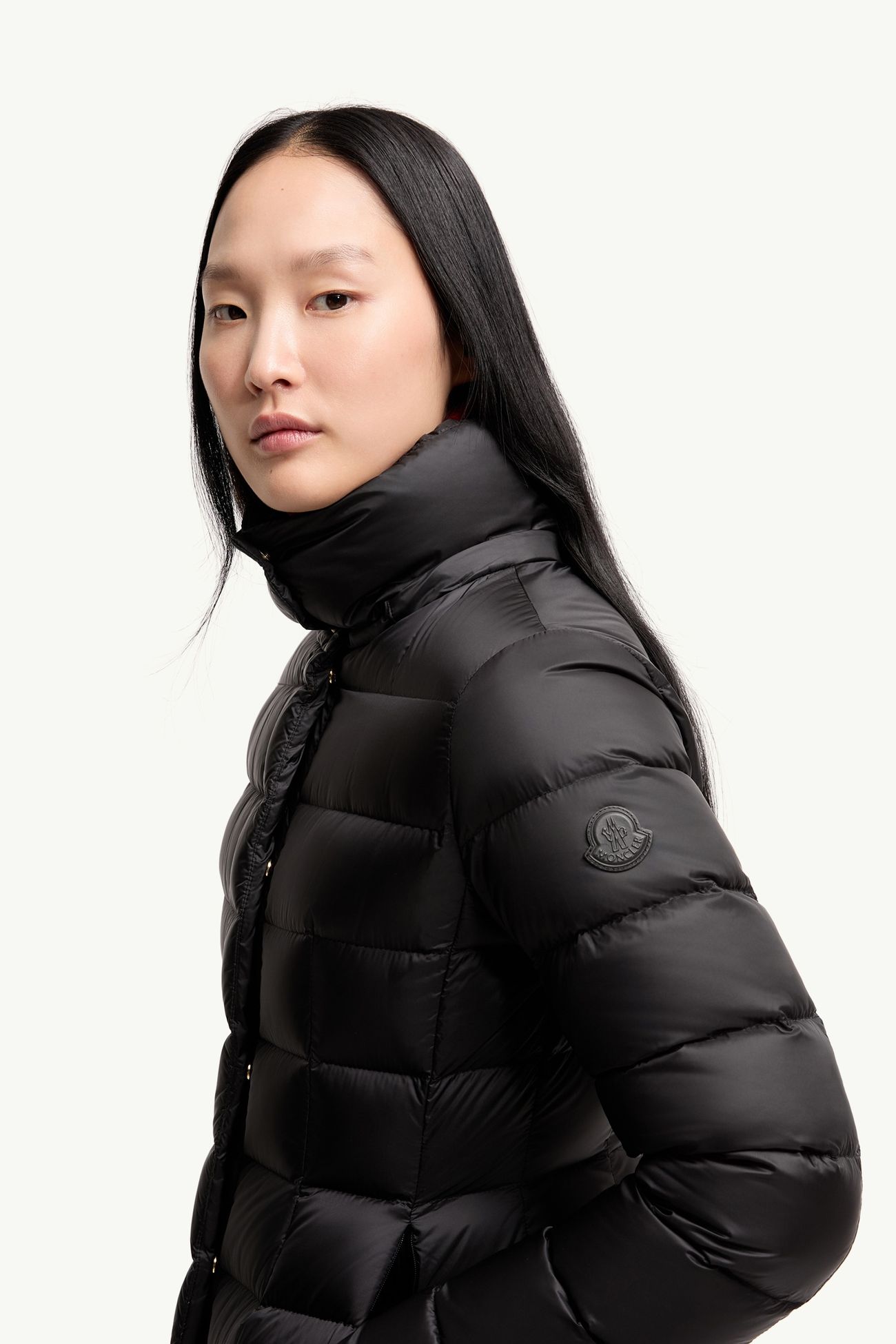 Hirmas ロングダウンコート レディース ブラック Moncler 1