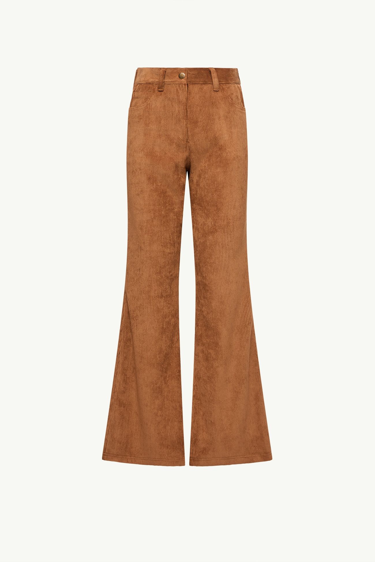 Corduroy Wide Leg Pants Women Camel Beige Moncler 2