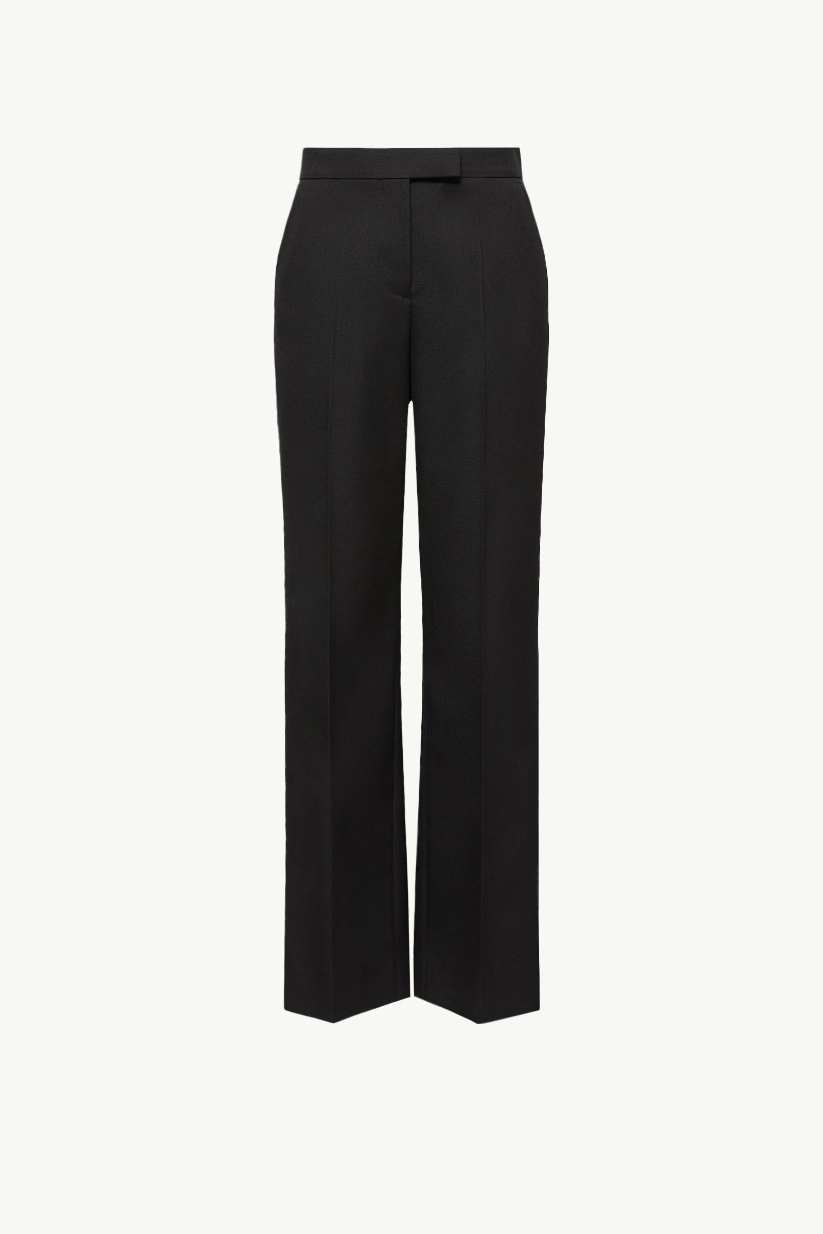 Wool Blend Gabardine Pants Women Black Moncler, 1 of 0